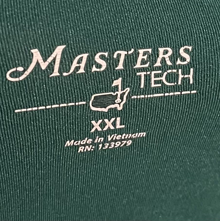 The Masters Masters Tech Performance Golf Polo Shirt Tournament Size US XXL / EU 58 / 5 - 3 Thumbnail