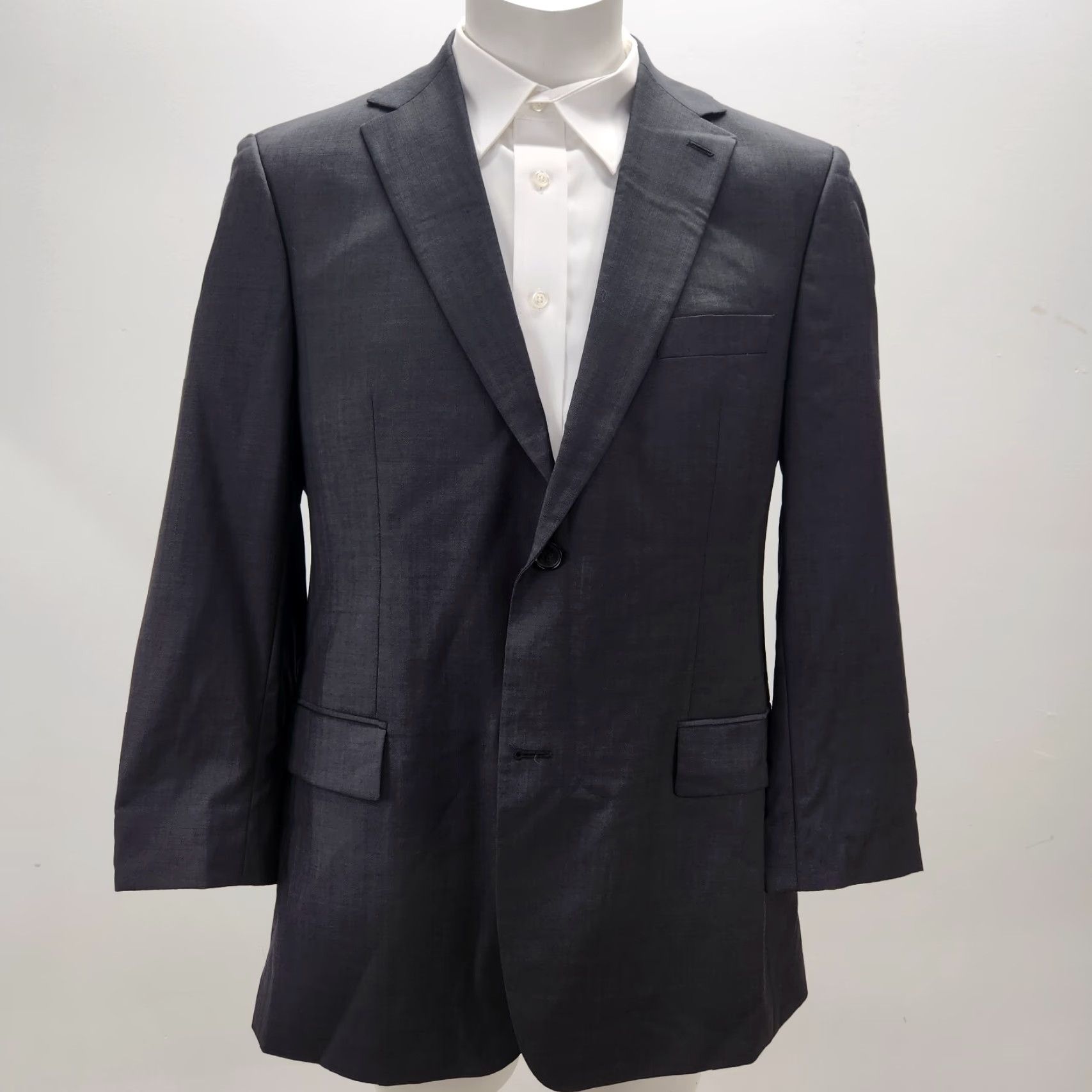 Hugo Boss VTG Hugo Boss Jacket Blazer Men 42R Wool Black Lined 2 Button Closure USA Shirt? Size 42R - 6 Thumbnail