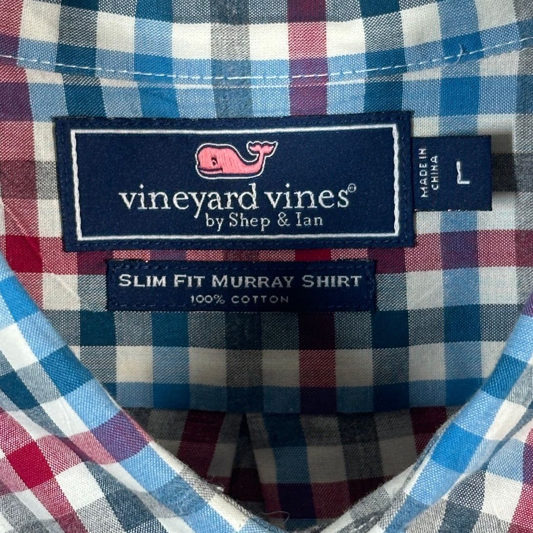 Vineyard Vines Vineyard Vines Men’s Large Check Dress Shirt Size US L / EU 52-54 / 3 - 3 Thumbnail