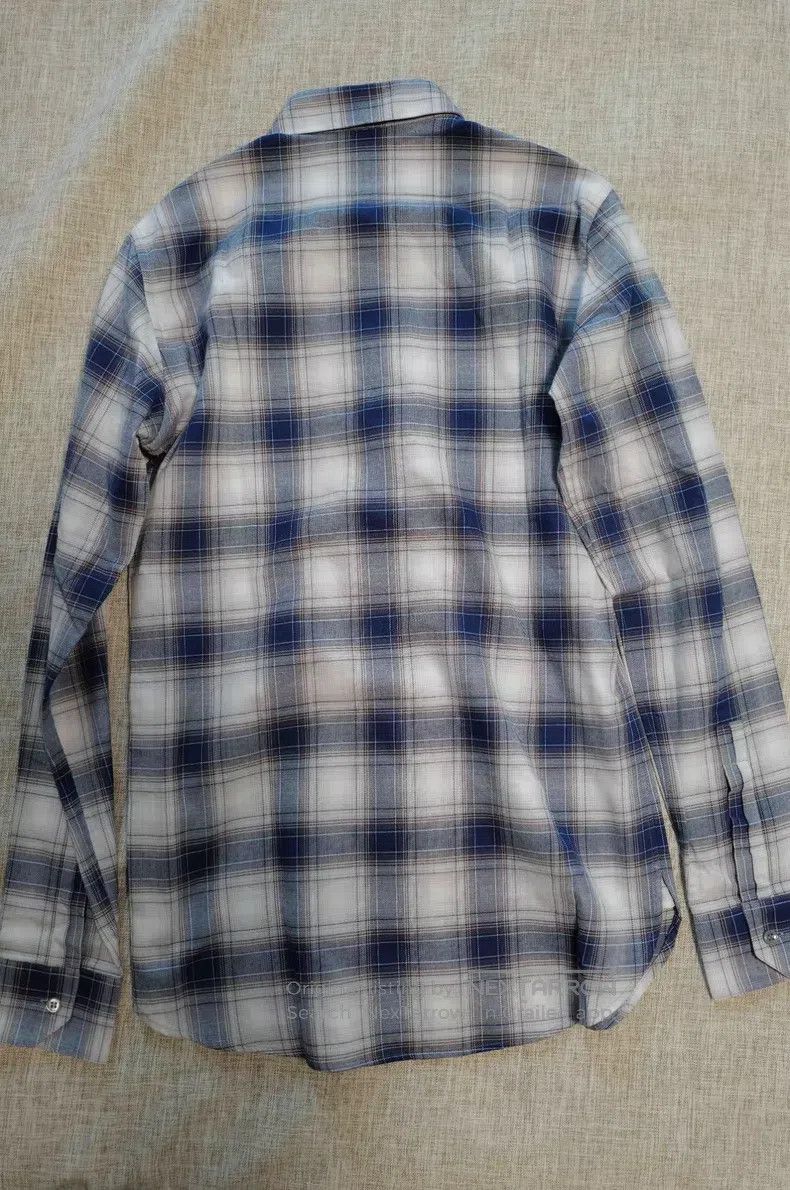 Saint Laurent Paris Saint Laurent Paris Size 38 Plaid Shirt i Size US M / EU 48-50 / 2 - 2 Thumbnail