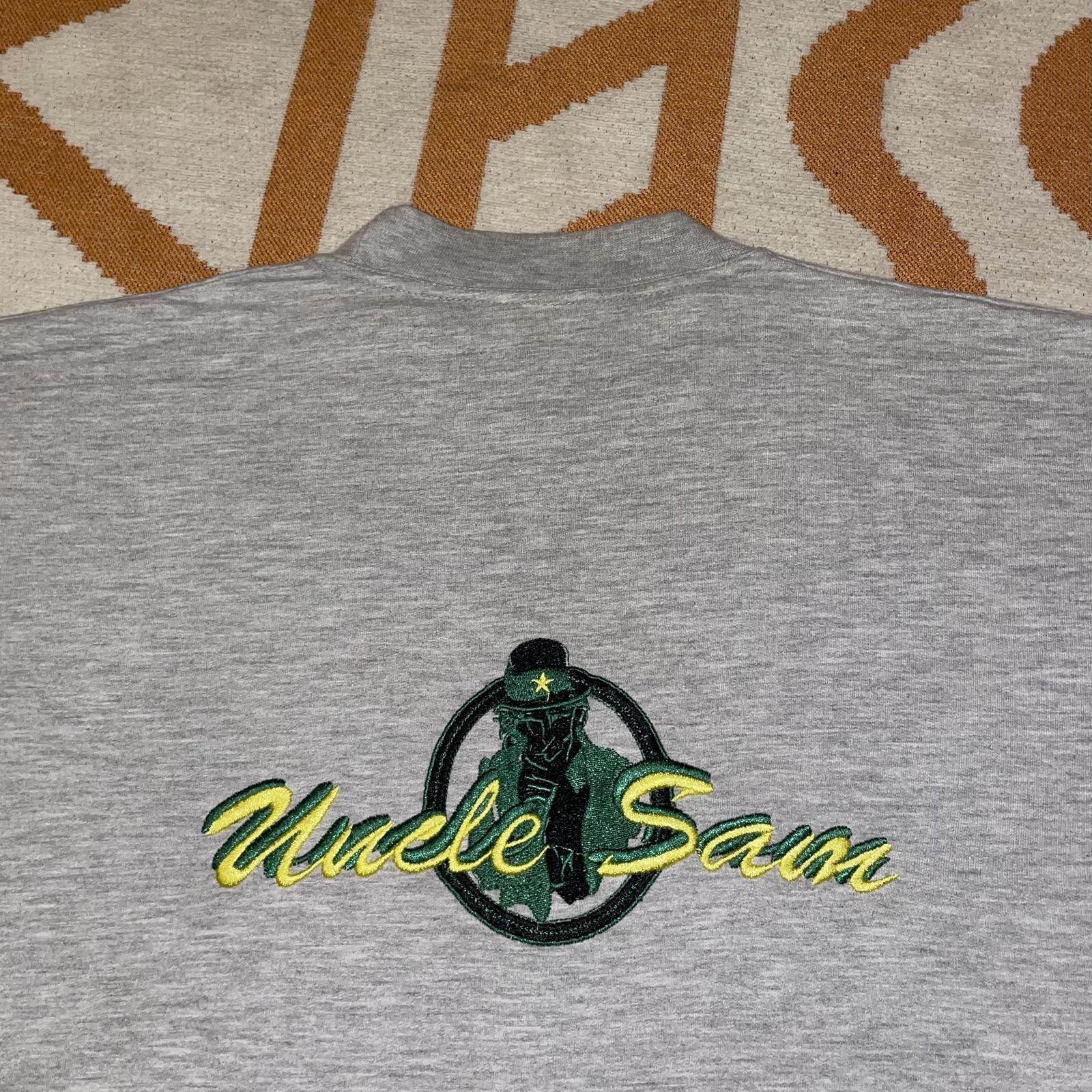 Designer Uncle Sam 90s Embroidered Graphic T-Shirt L Size US L / EU 52-54 / 3 - 3 Thumbnail