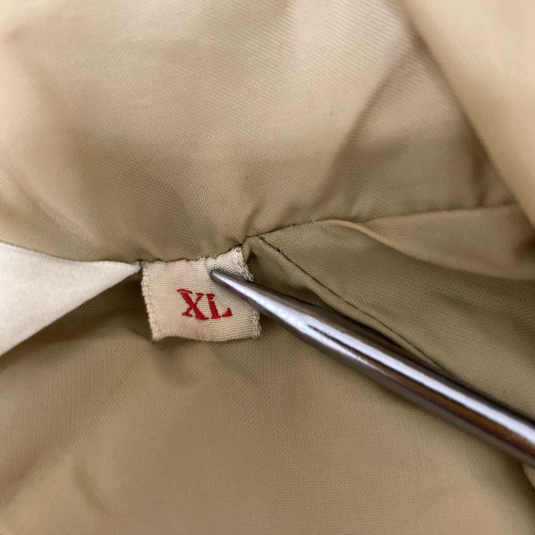 Vintage VINTAGE Woolrich Jacket 80s Mens XL Beige Mid-Length Zip Front Woolrich Rain Coat Cotton Nylon? Size US XL / EU 56 / 4 - 3 Thumbnail