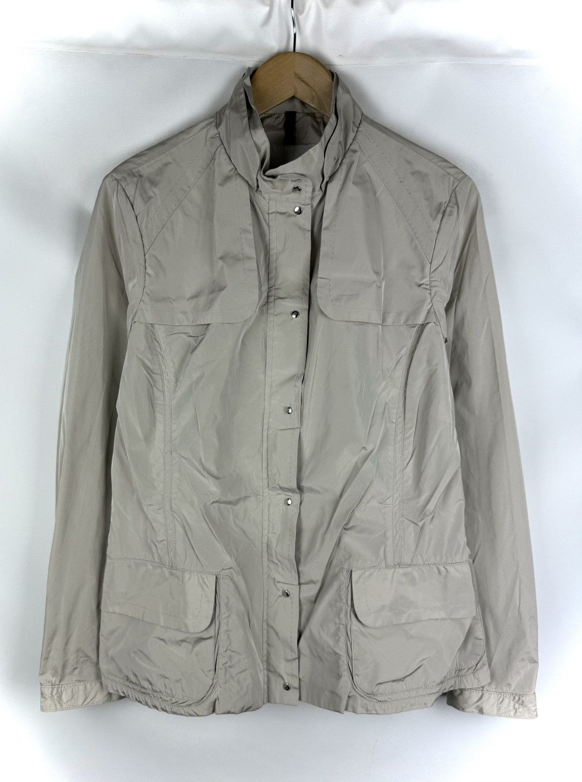Moncler × Vintage Moncler Vintage Ladies Nylon Windbreaker Jacket Size 5 Size XL / US 12-14 / IT 48-50 - 1 Thumbnail