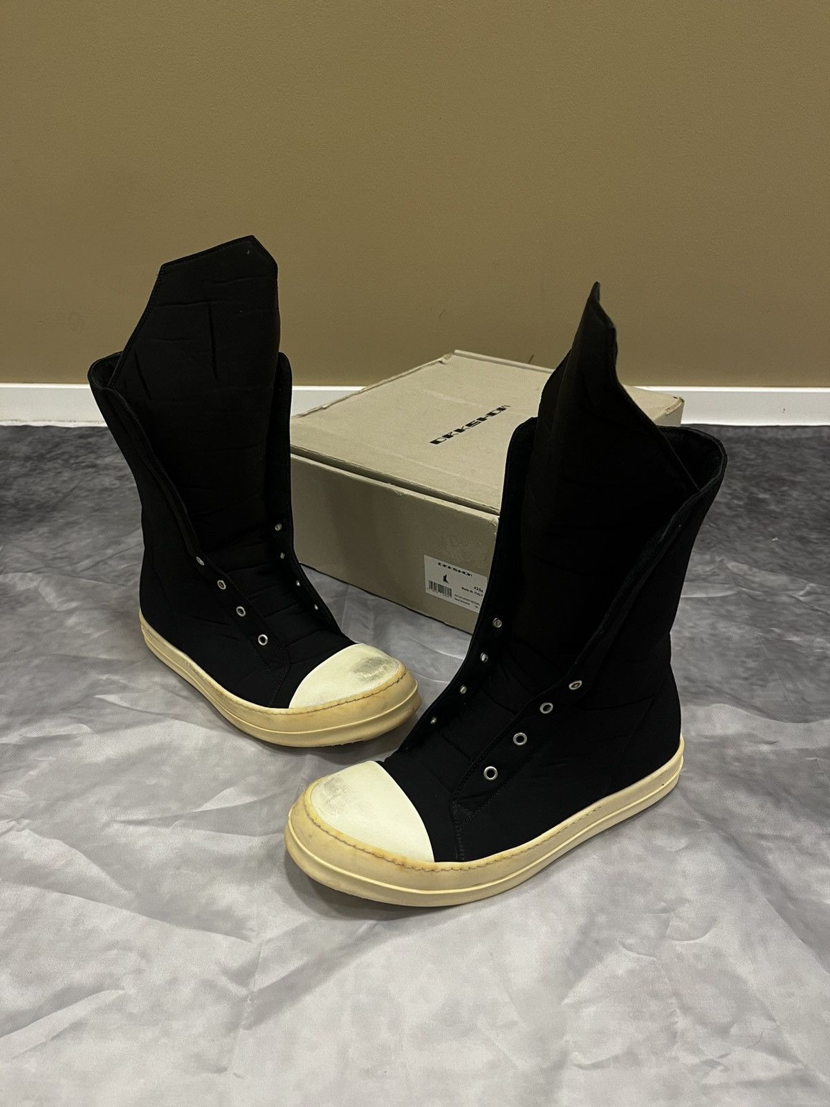 Rick Owens Ramones Laceless | Grailed