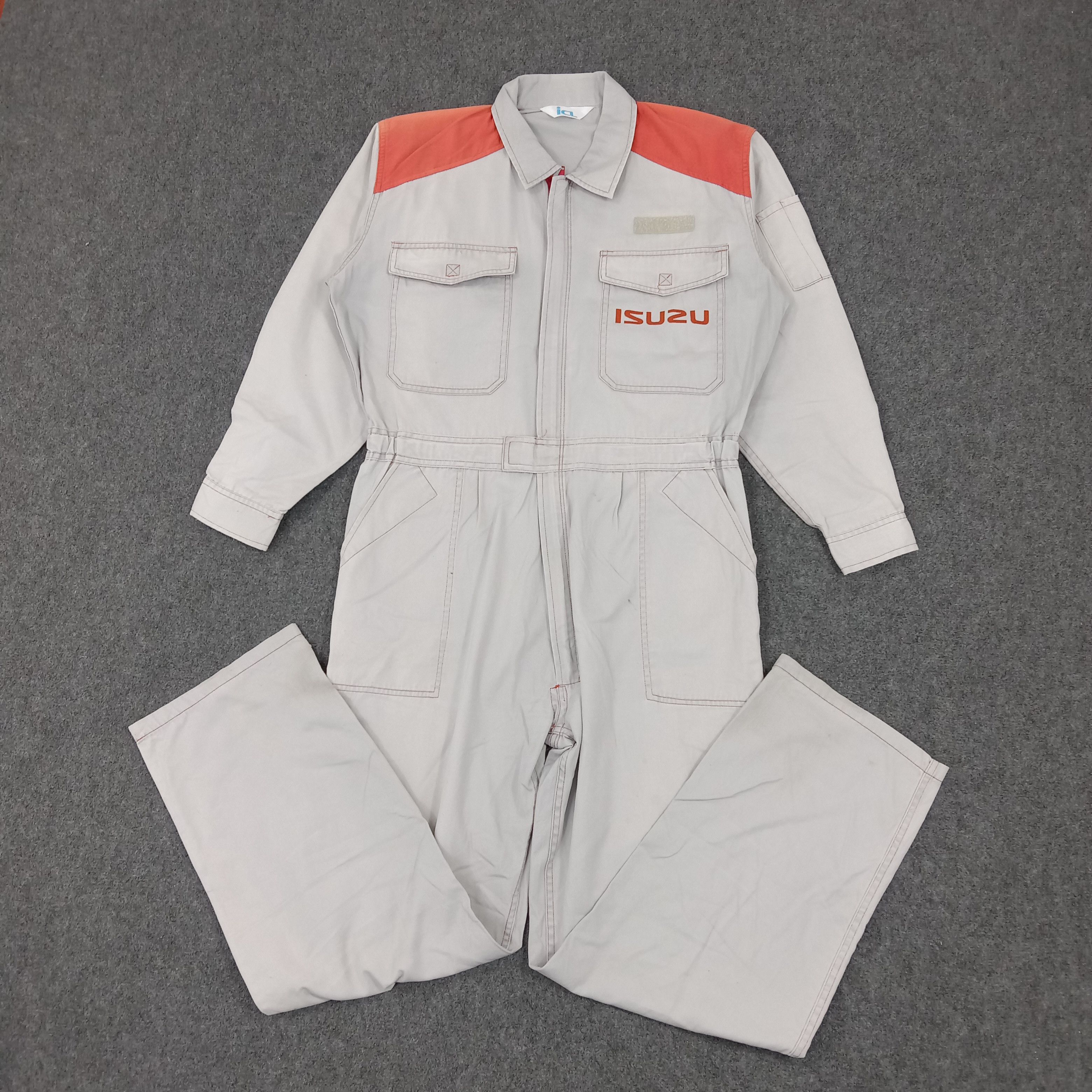 Japanese Brand × Vintage Isuzu Japanese Racing Motorsports Coverall Jacket Size US L / EU 52-54 / 3 - 5 Thumbnail