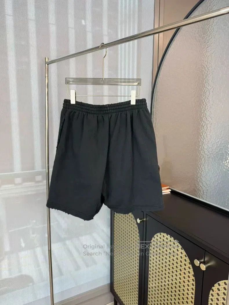 Balenciaga Balenciaga Distressed Black Shorts. Size US 40 / EU 56 - 2 Thumbnail