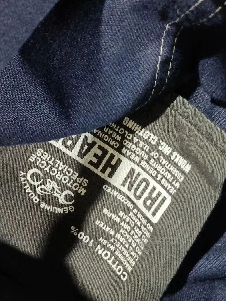 Iron Heart Iron Heart Striped Denim Work Pants . Size US 31 - 7 Thumbnail