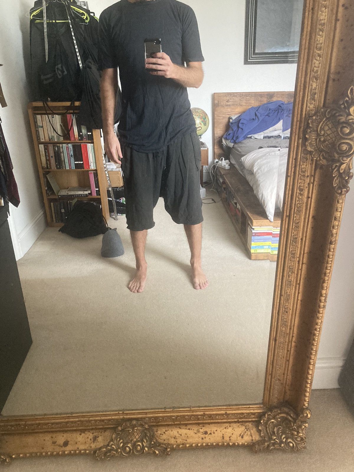 image of Silent By Damir Doma Penya Shorts Small in Black, Men's (Size 32)
