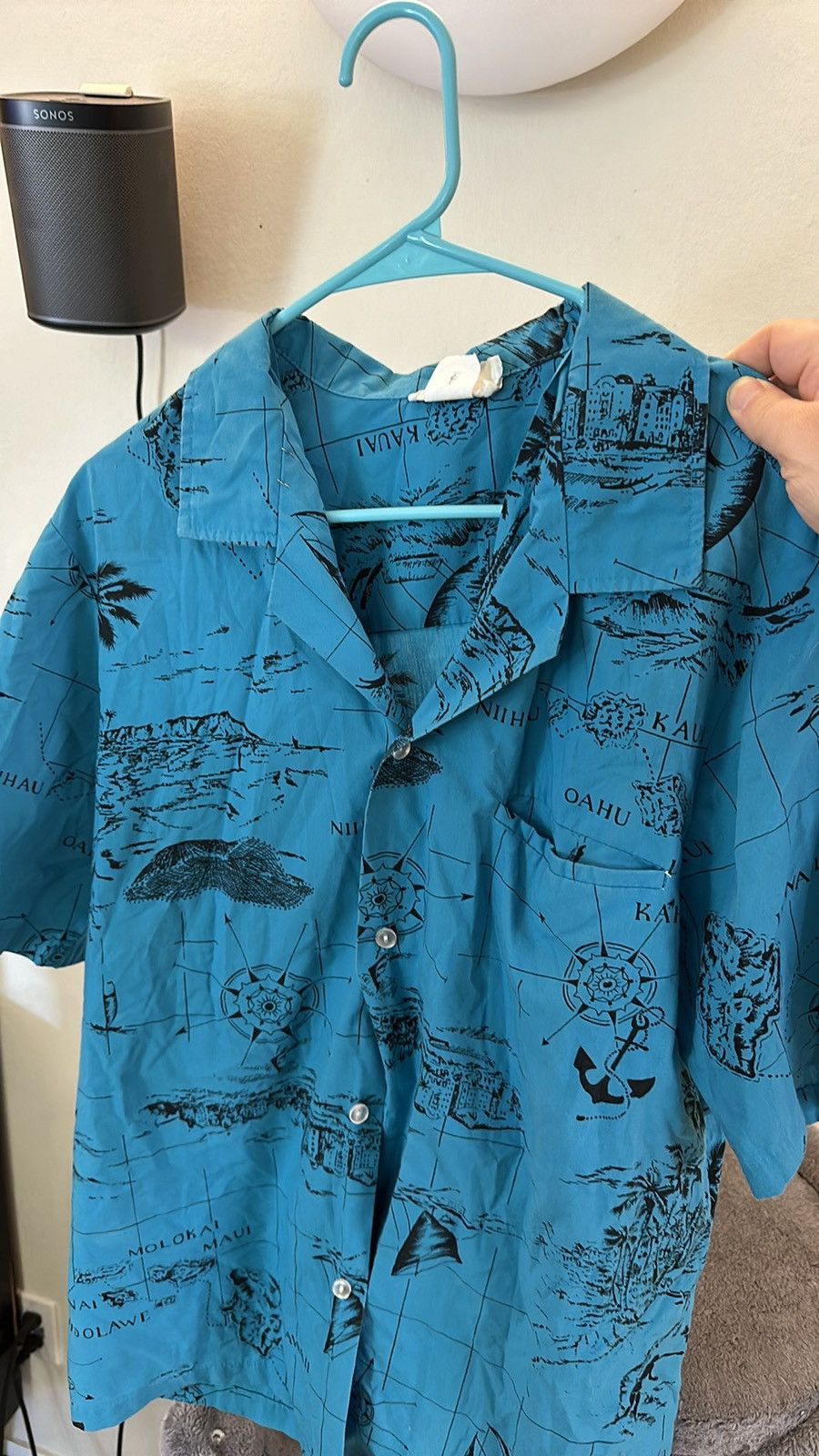 Vintage Vintage Hawaiian shirt with cool design. XL. Size US XL / EU 56 / 4 - 1 Thumbnail