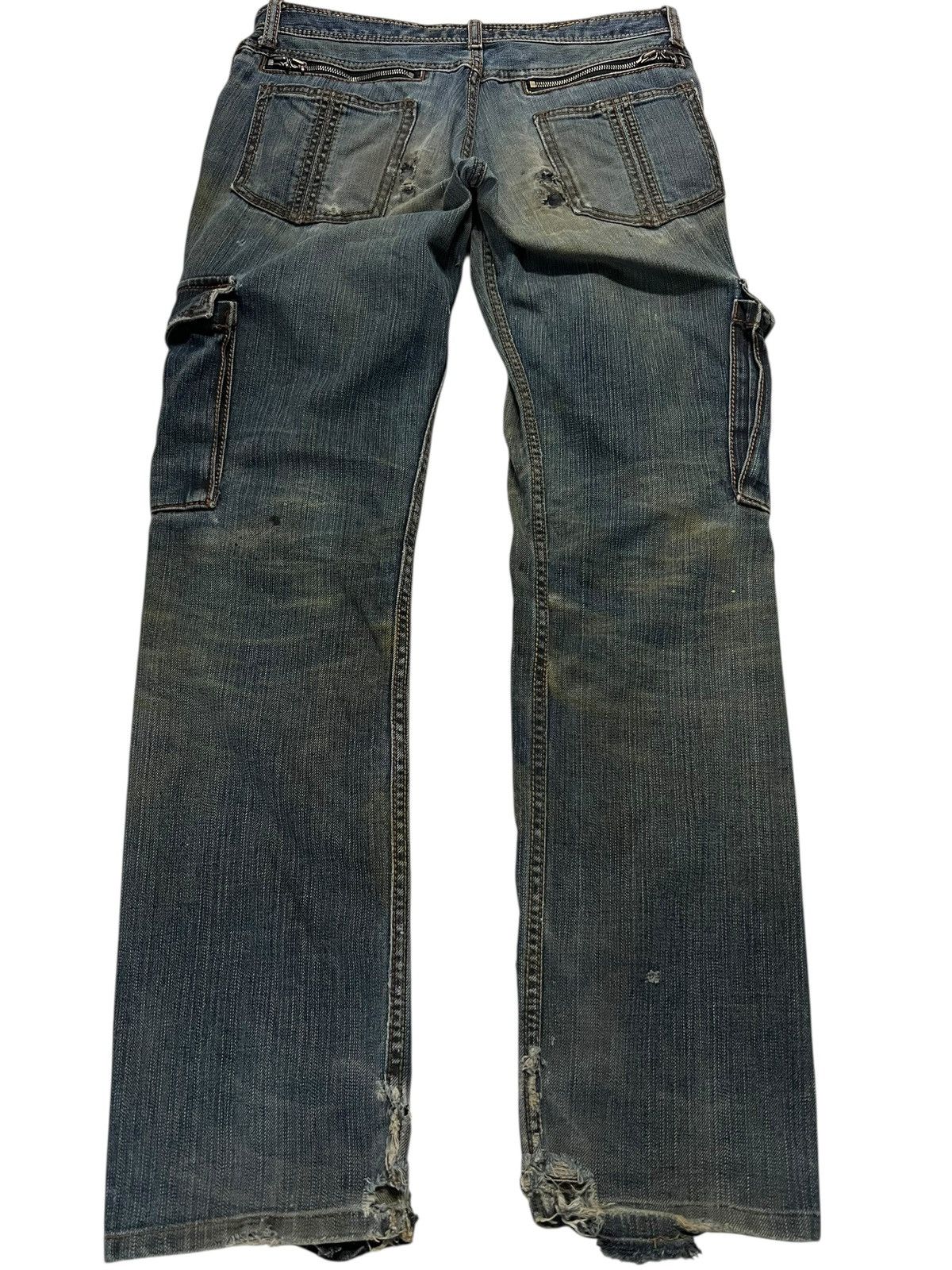 Japanese Brand × Schlussel SCHLUSSEL MULTIPOCKET RIPPED JEAN Size US 30 / EU 46 - 2 Thumbnail