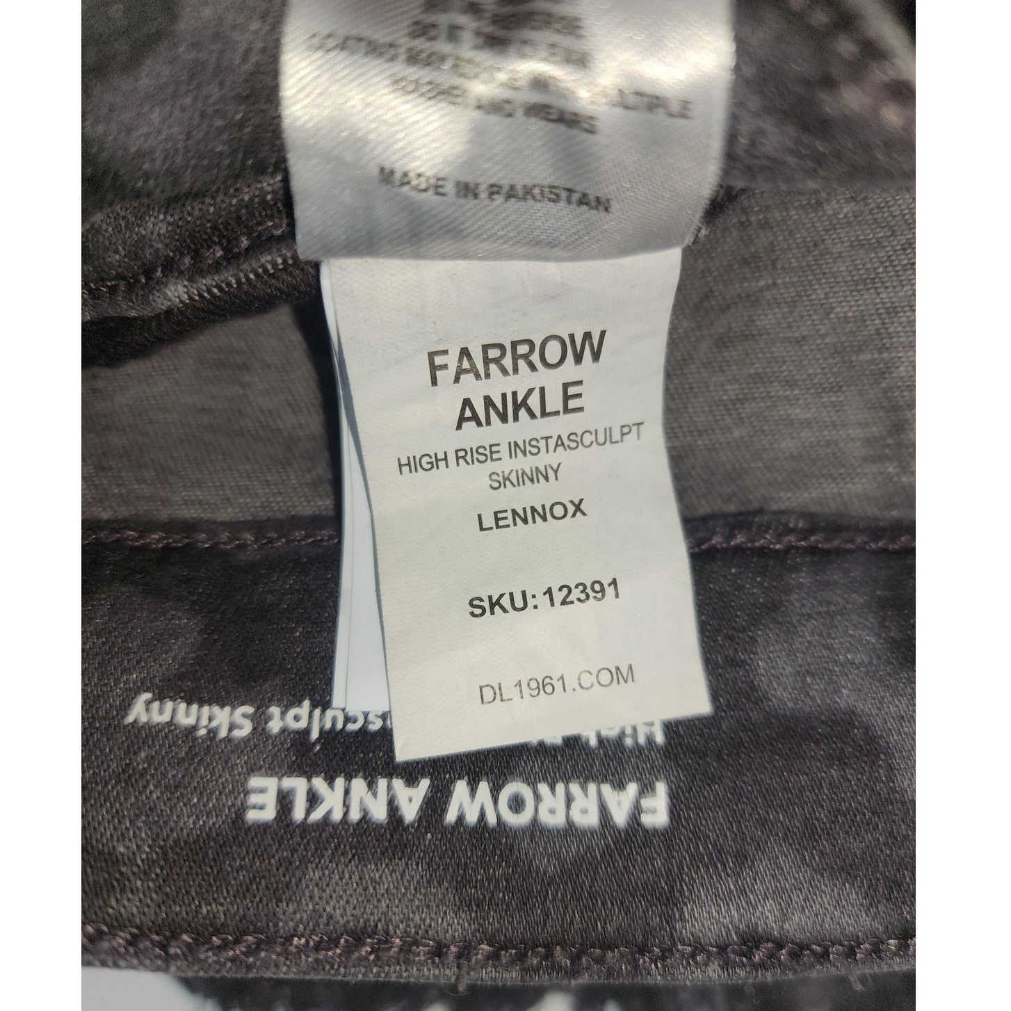 DL1961 DL1961 Farrow Ankle Jeans Black Leopard Print Women's Sz 26 Size 26" / US 2 / IT 38 - 7 Thumbnail