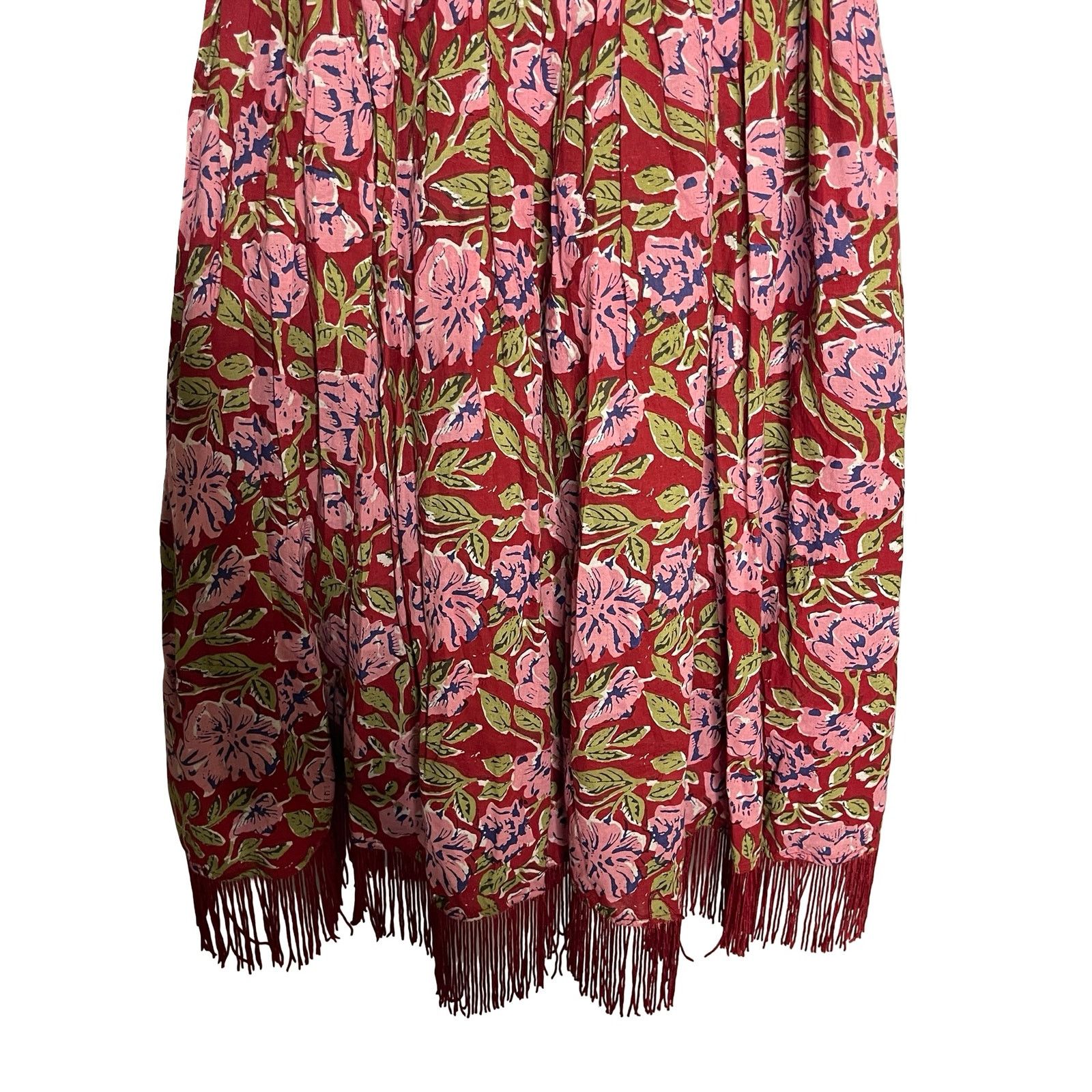 Other New Eddy GAVIN FRINGE MINI DRESS in RED/BLUSH FLORAL PRINT S Size S / US 4 / IT 40 - 7 Thumbnail