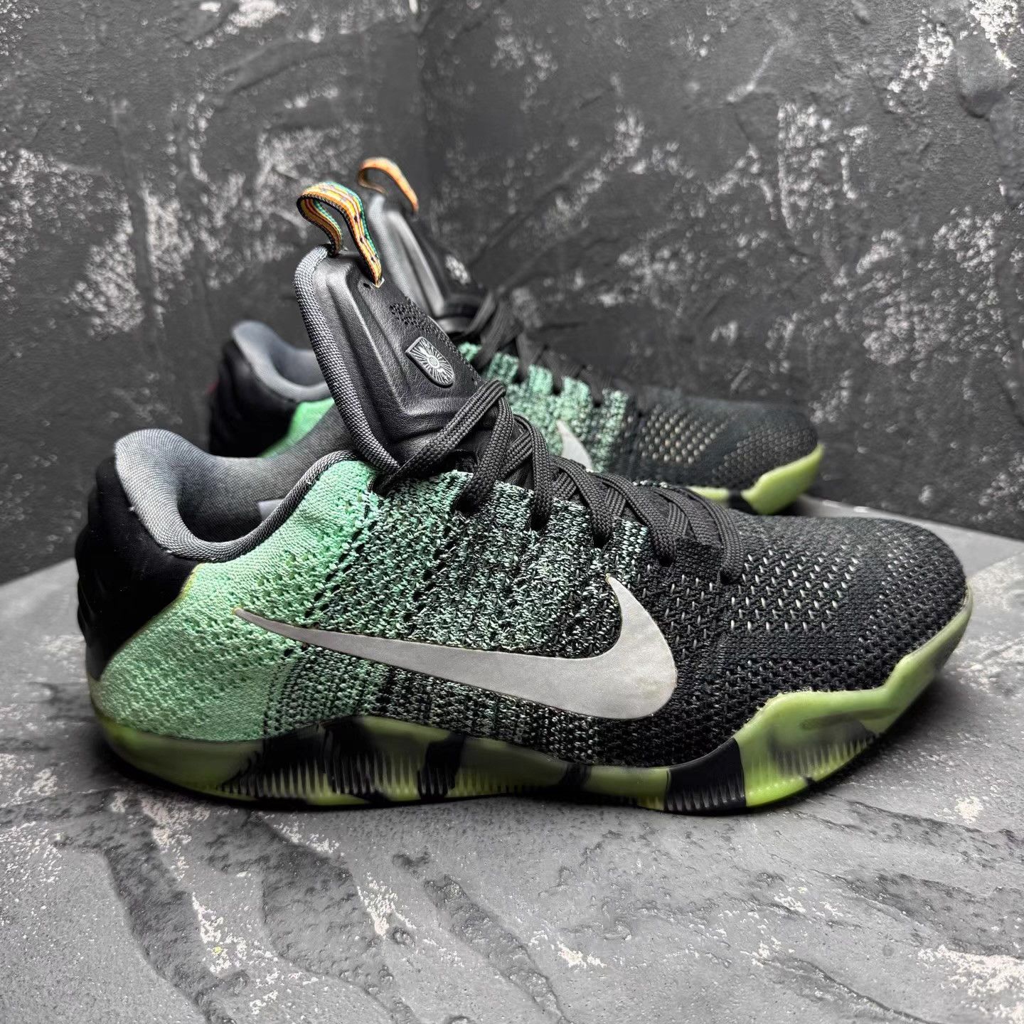 Nike Nike Kobe 11 All-Star Black & Green Q10 Size US 9 / EU 42 - 4 Thumbnail
