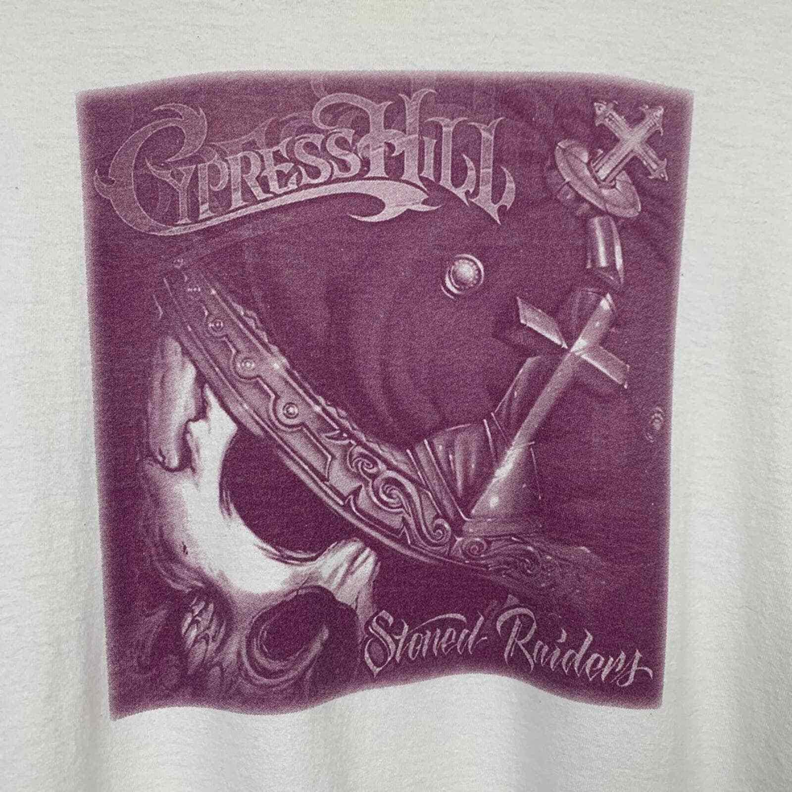Other 2001 Cypress Hill Stoned Raiders Release White T Shirt XL Size US XL / EU 56 / 4 - 2 Thumbnail