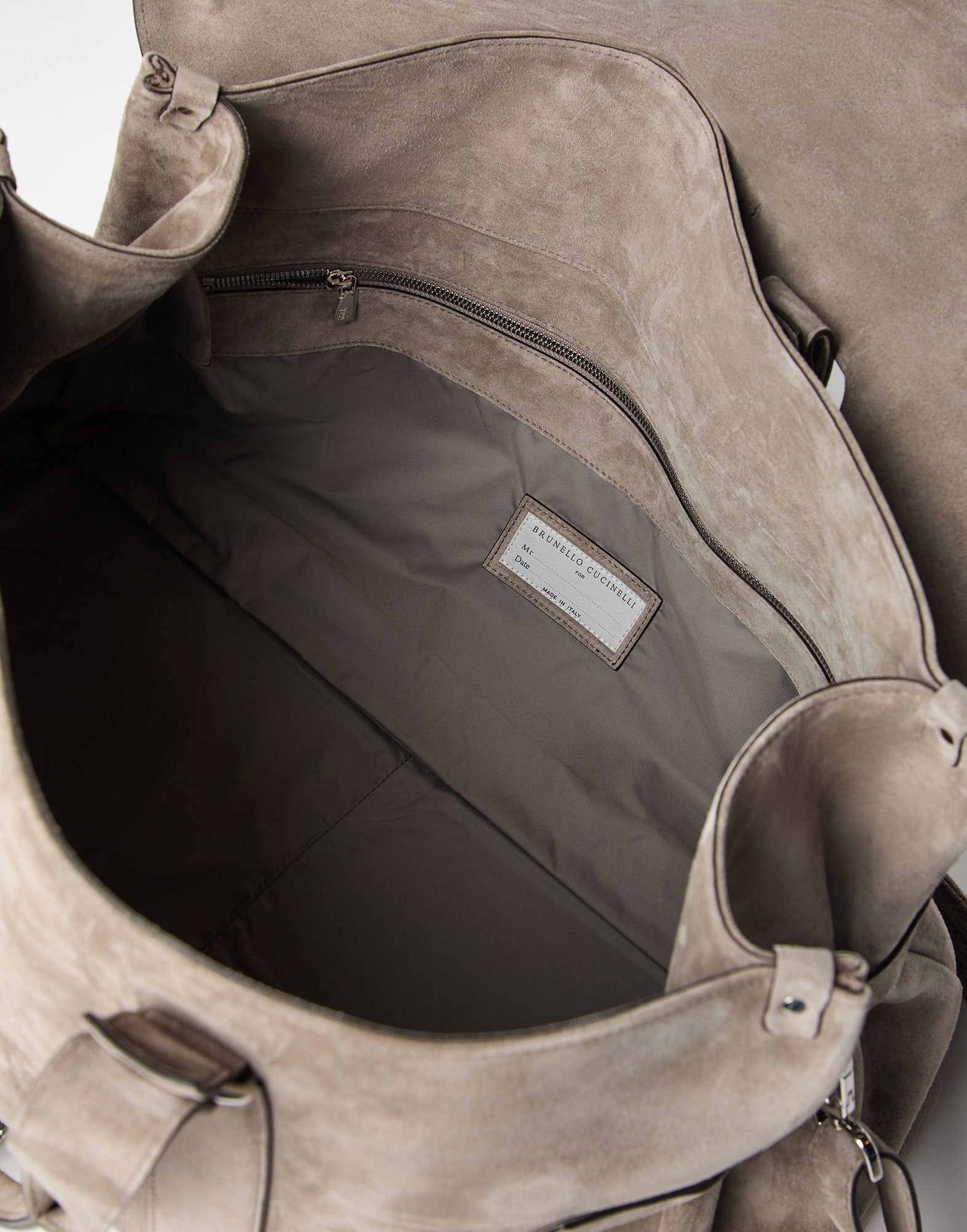 Brunello Cucinelli o1w1db11025 Size: OS/ Travel Bag in Dark Grey Size ONE SIZE - 4 Thumbnail