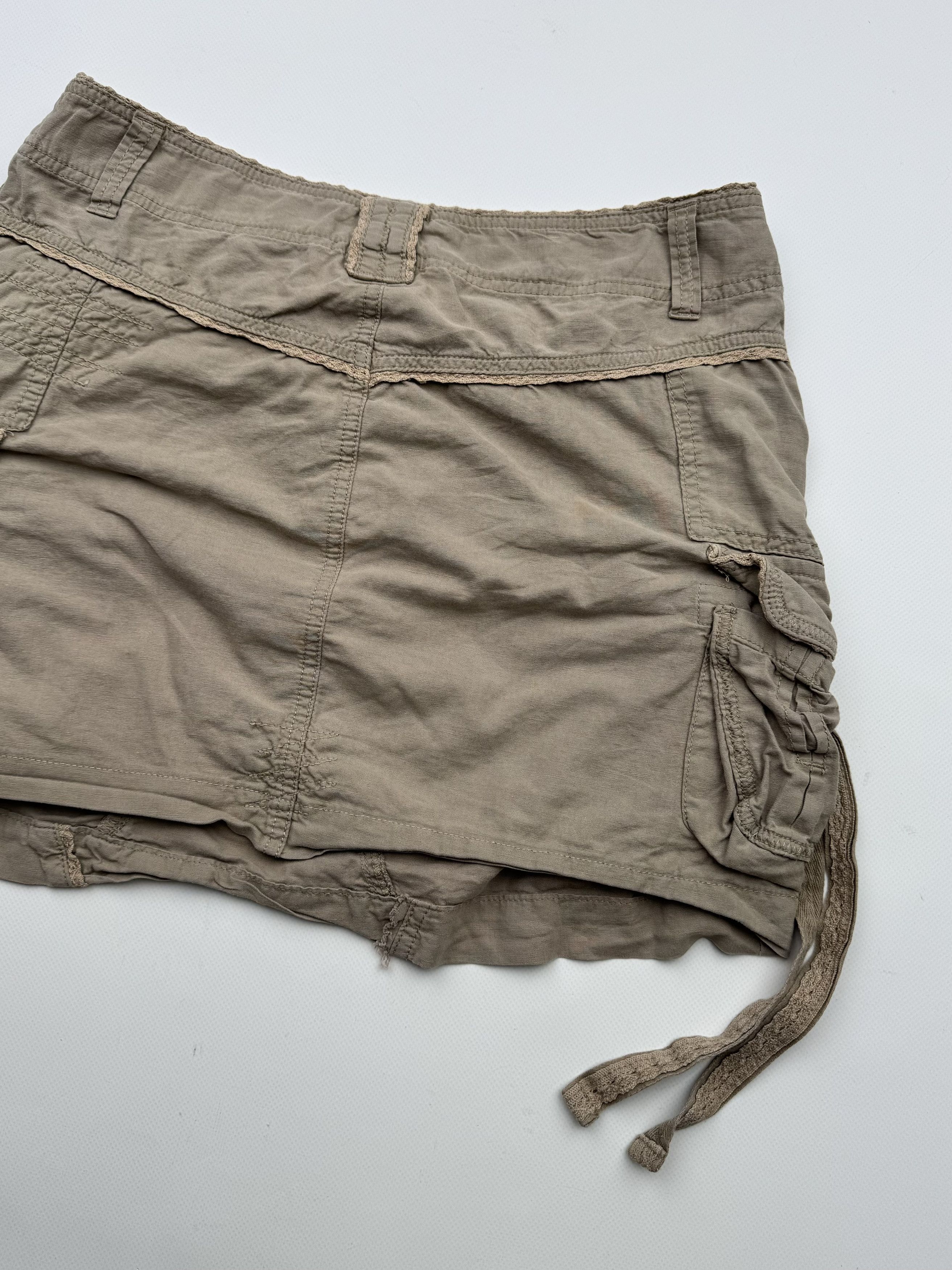 Japanese Brand 00's Cargo Mini Skirt With Bondage B95(V123)E2 Size 30" / US 8 / IT 44 - 7 Thumbnail