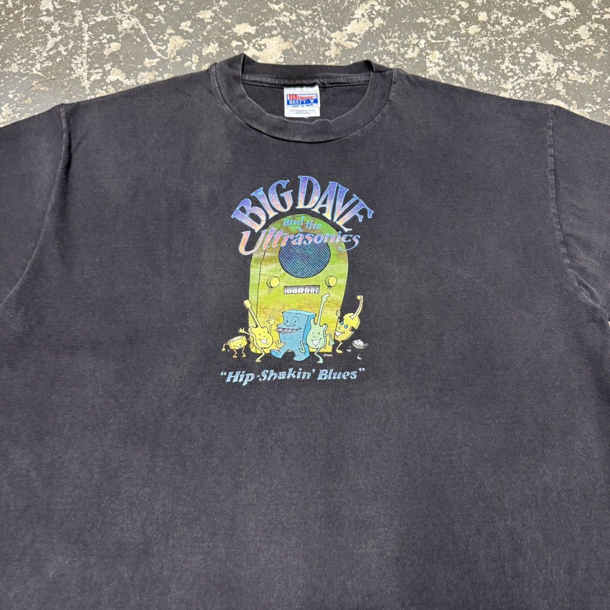 Other Vintage Big Dave And The Ultrasonics Hip Shaking Blues Tshir Size US XL / EU 56 / 4 - 6 Thumbnail