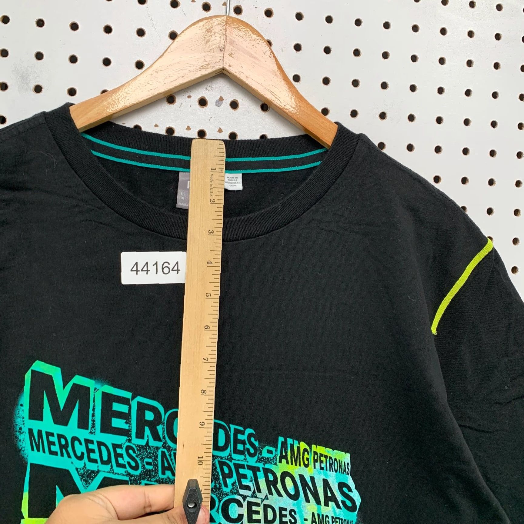 Puma PUMA Mercedes AMG Petronas Shirt Mens M Black Car Tee Size US M / EU 48-50 / 2 - 7 Thumbnail
