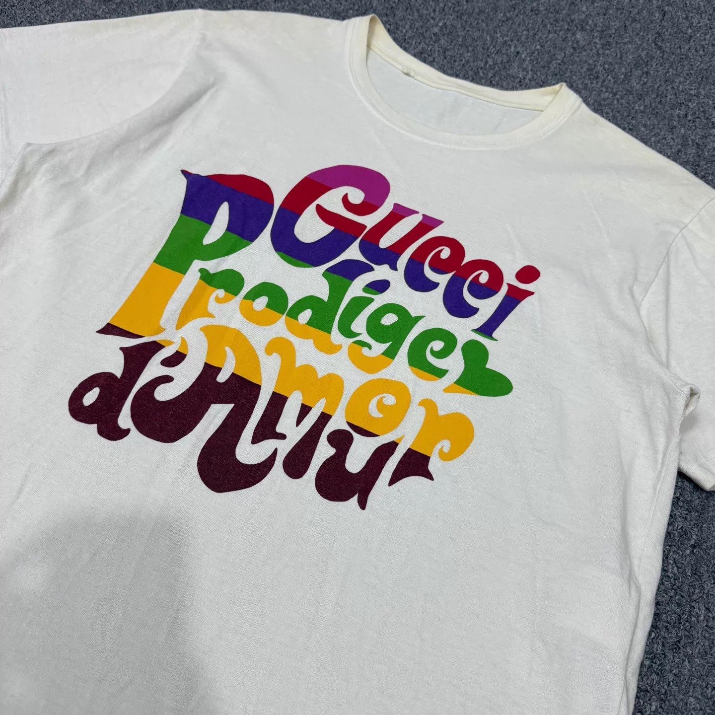 Gucci Gucci Printed Logo T-Shirt M 95 New No Collar Tag Size US M / EU 48-50 / 2 - 3 Thumbnail
