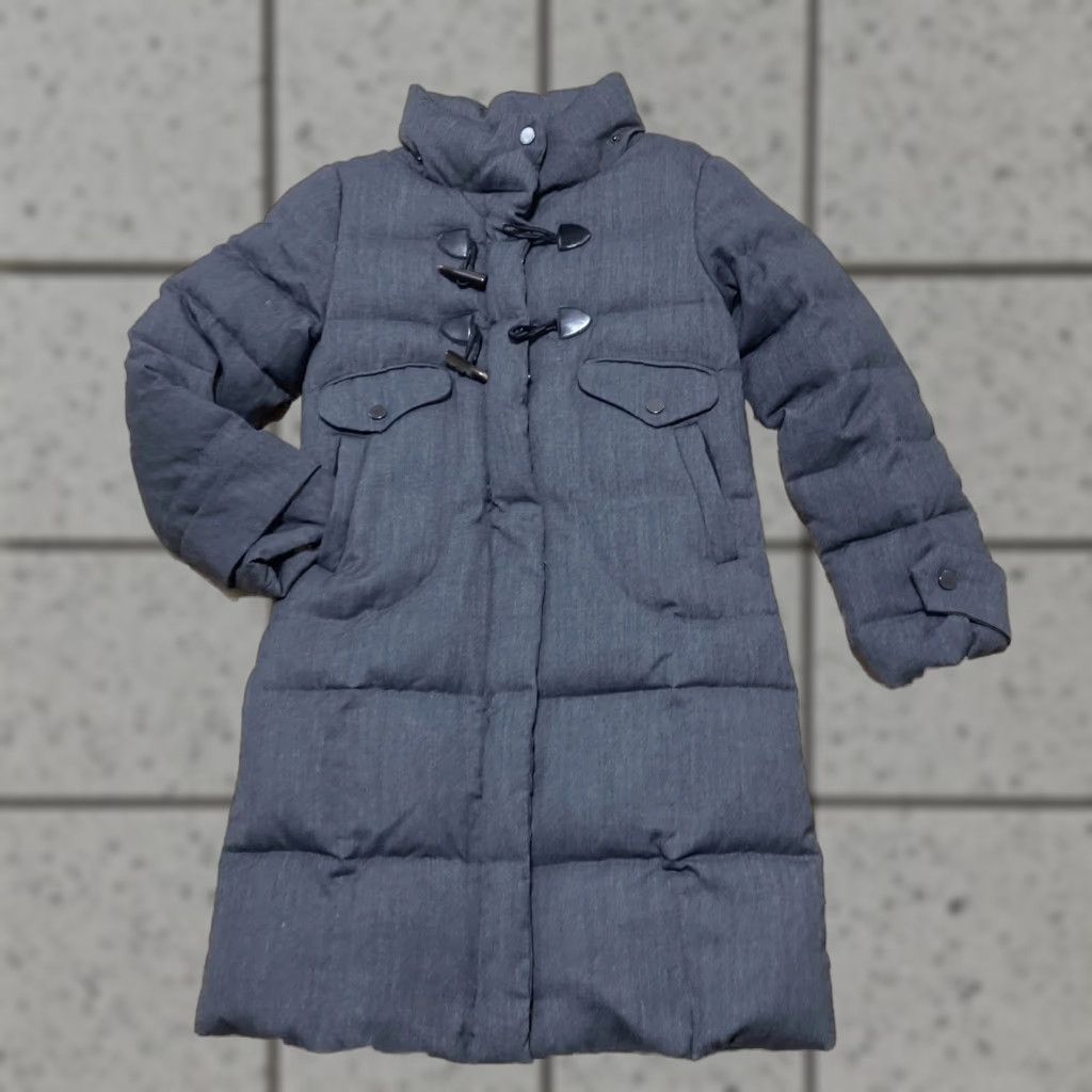 Cop Copine VINTAGE Cop.Copine Jacket Coat Down Tassel Long Gray 38 Puffer Woman Size XS / US 0-2 / IT 36-38 - 1 Thumbnail