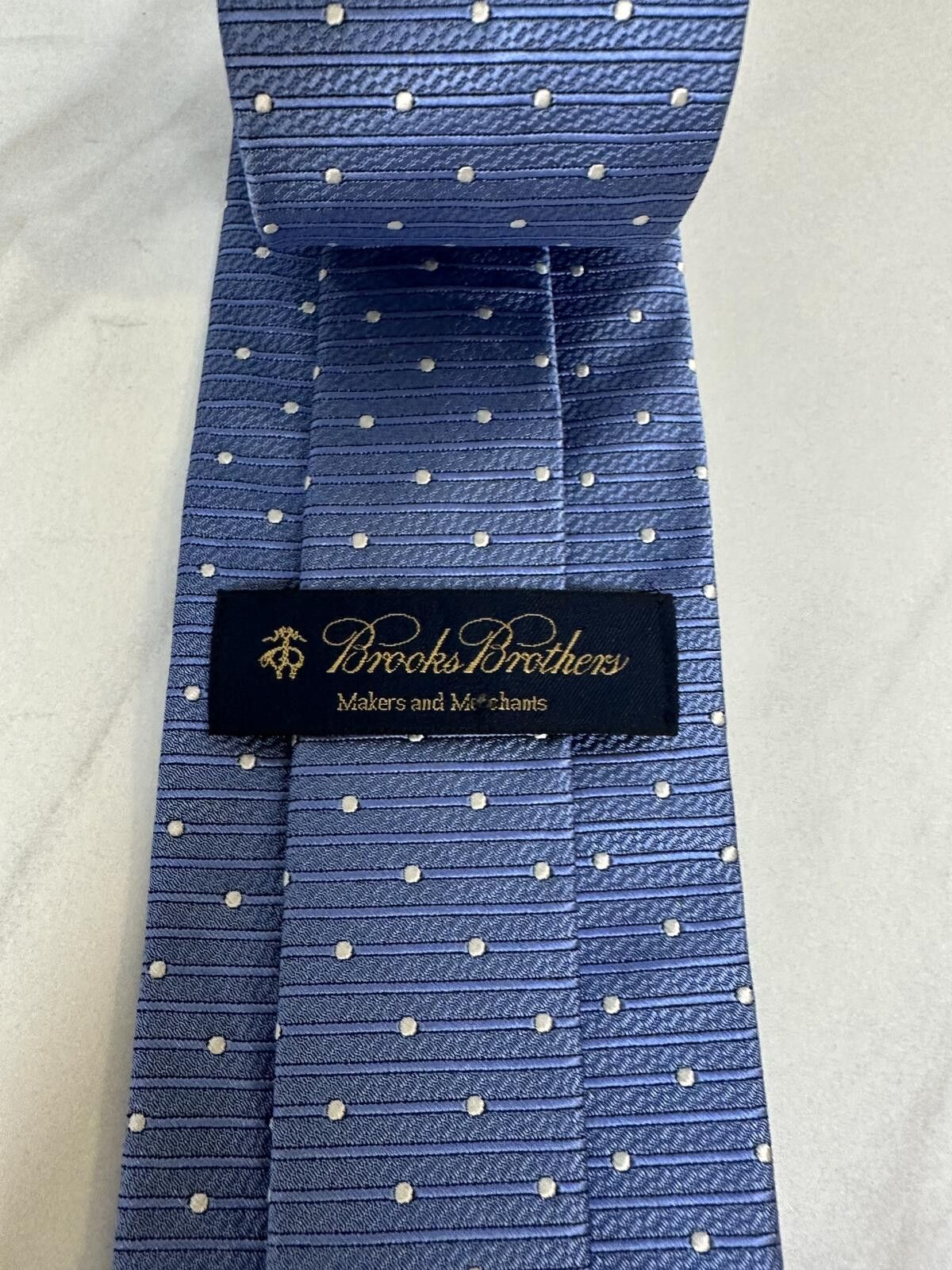 Brooks Brothers Brooks Brothers Makers & Merchants 100% silk tie blue/white Size ONE SIZE - 2 Thumbnail