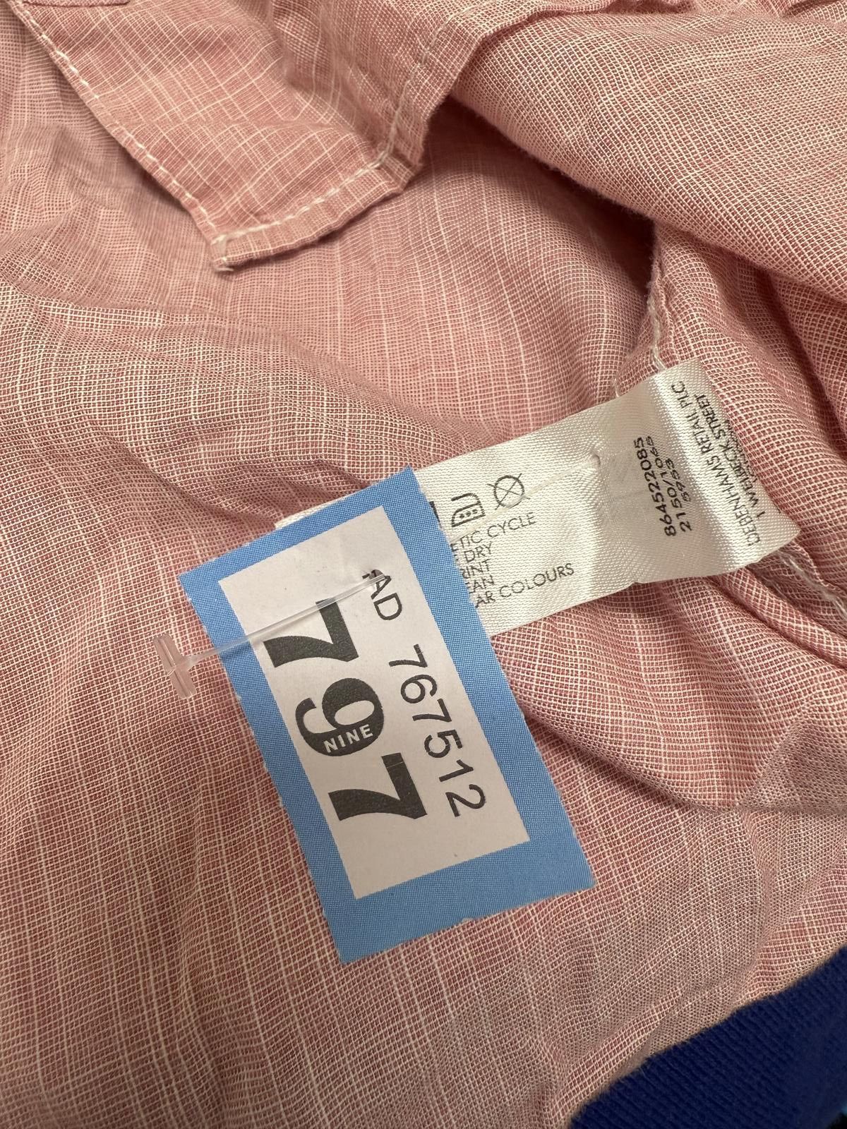 Other Rocha John Rocha Mens Pink Short Sleeve Button-Up Shirt Size US L / EU 52-54 / 3 - 5 Thumbnail