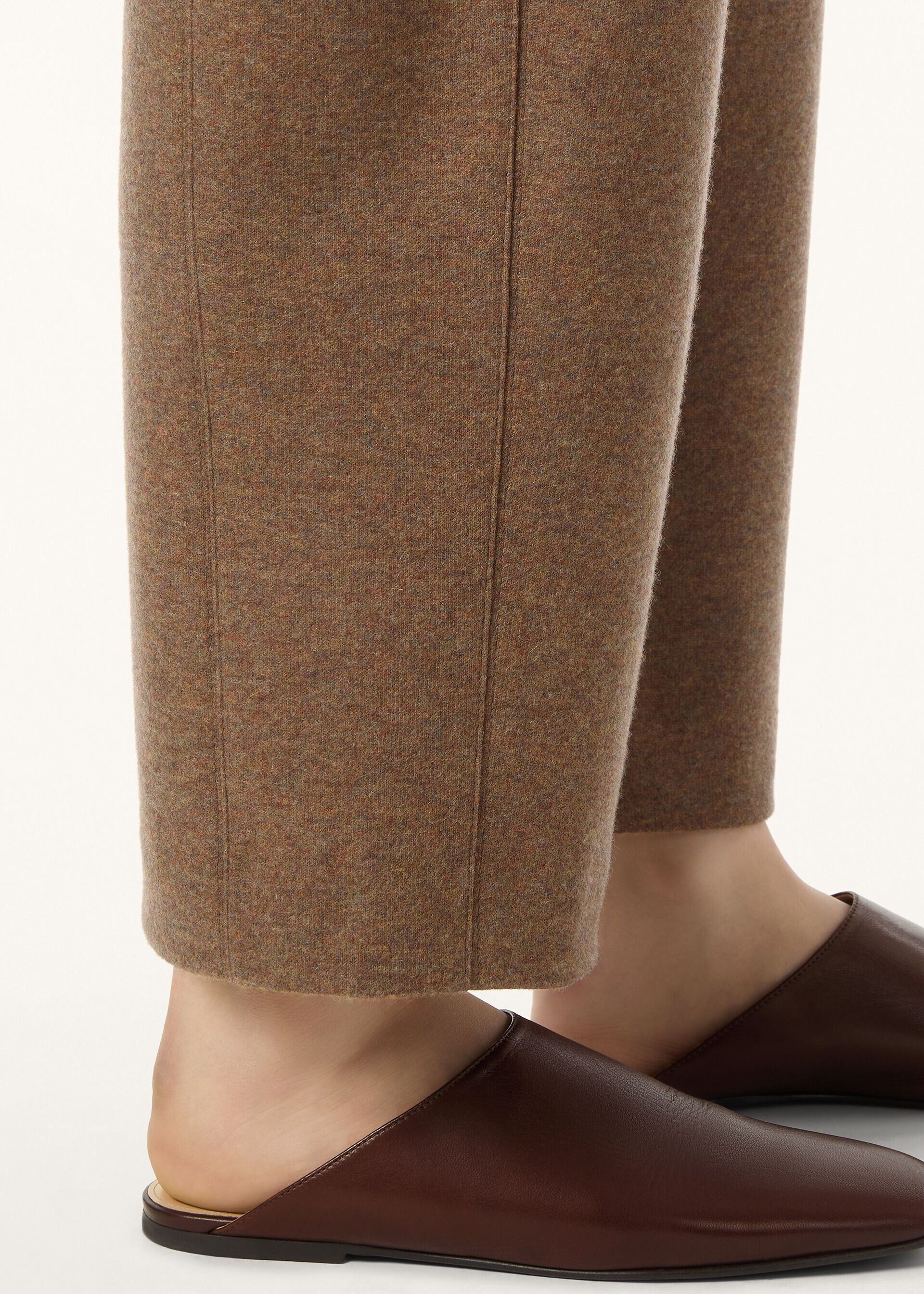 Loro Piana os11x0426 FAQ6049 Rio Bodro Pant in Rustic Brown Mel Size 28" / US 6 / IT 42 - 3 Thumbnail