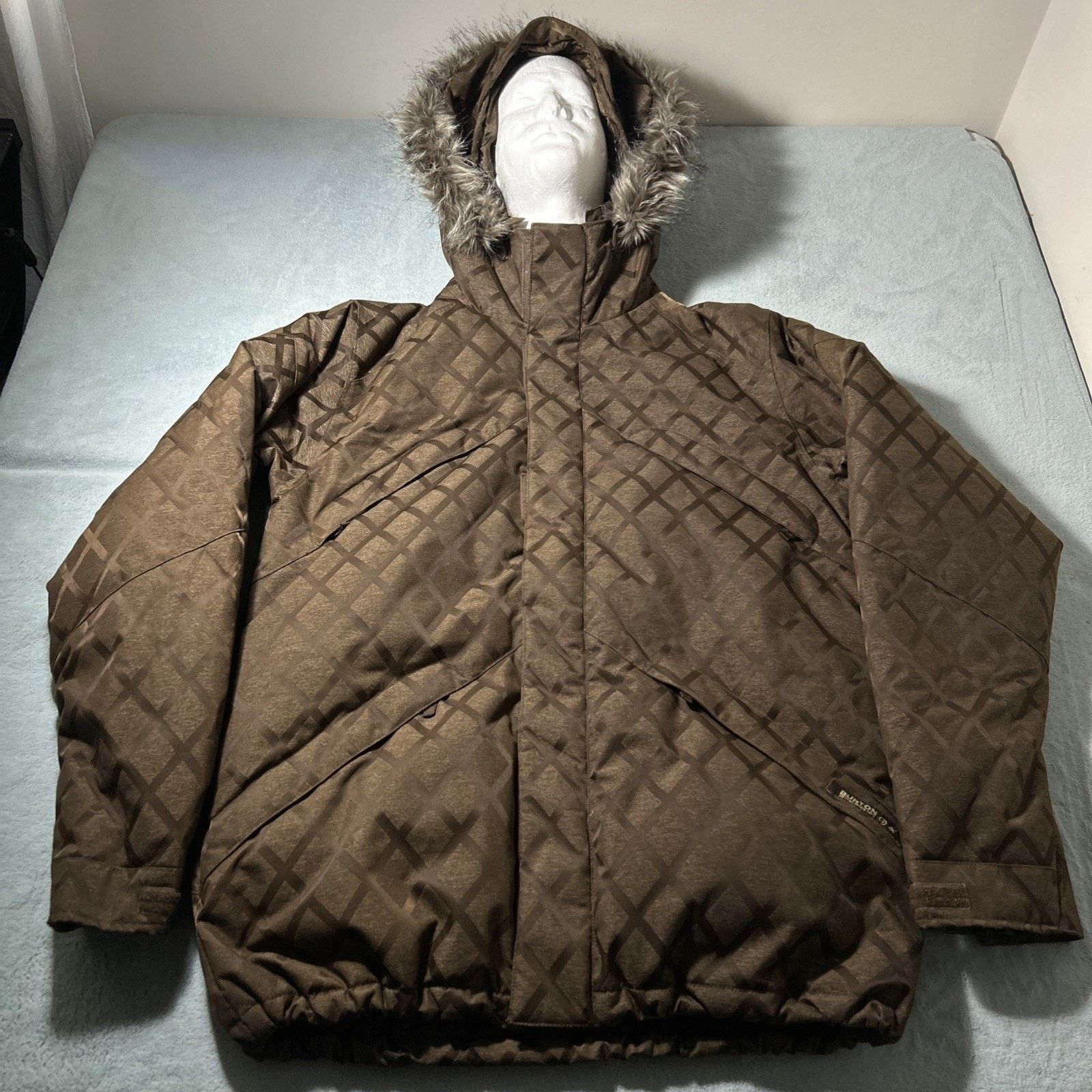 Burton BURTON Mushroom Dryride Fur Hood Goose Down Puff Jacket Med Size US M / EU 48-50 / 2 - 2 Thumbnail