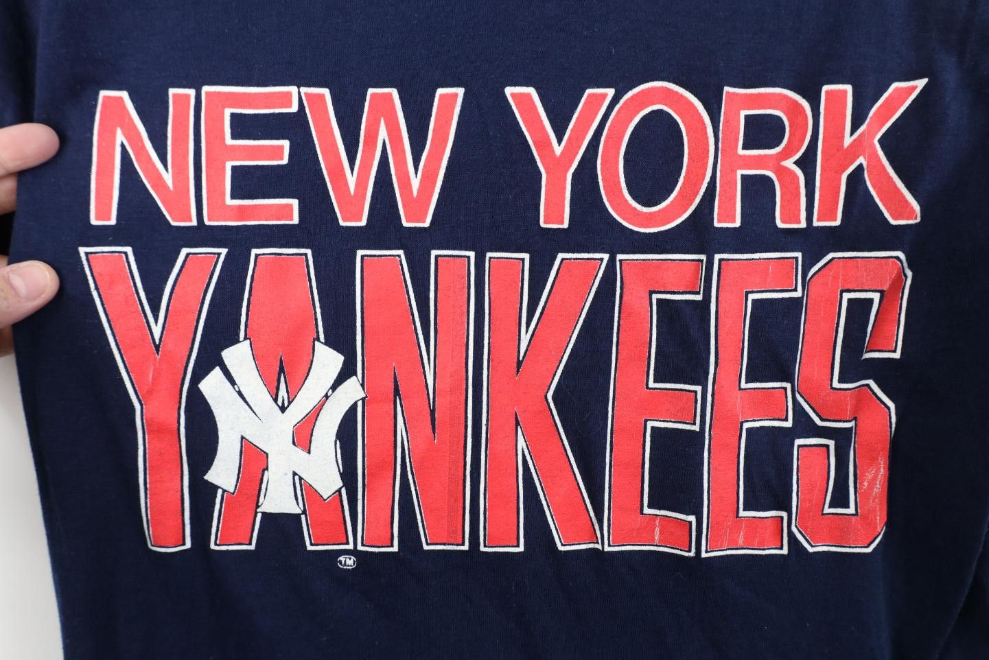 Vintage Deadstock Vintage 80s New York Yankees Baseball T-Shirt USA Size US M / EU 48-50 / 2 - 4 Thumbnail