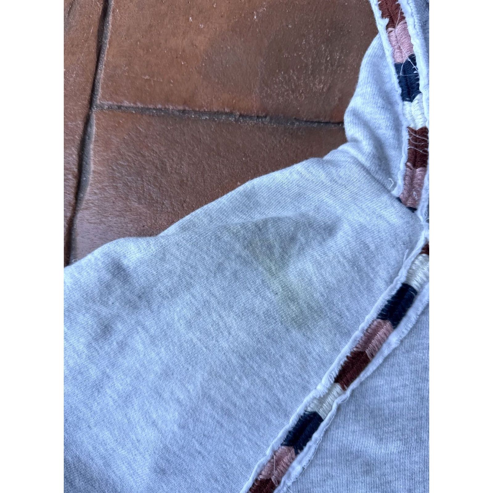 Maison Scotch Maison Scotch Hooded Sweatshirt Women's S Gray Pullover Casual Travel Knit Logo Embroidered Size S / US 4 / IT 40 - 6 Thumbnail