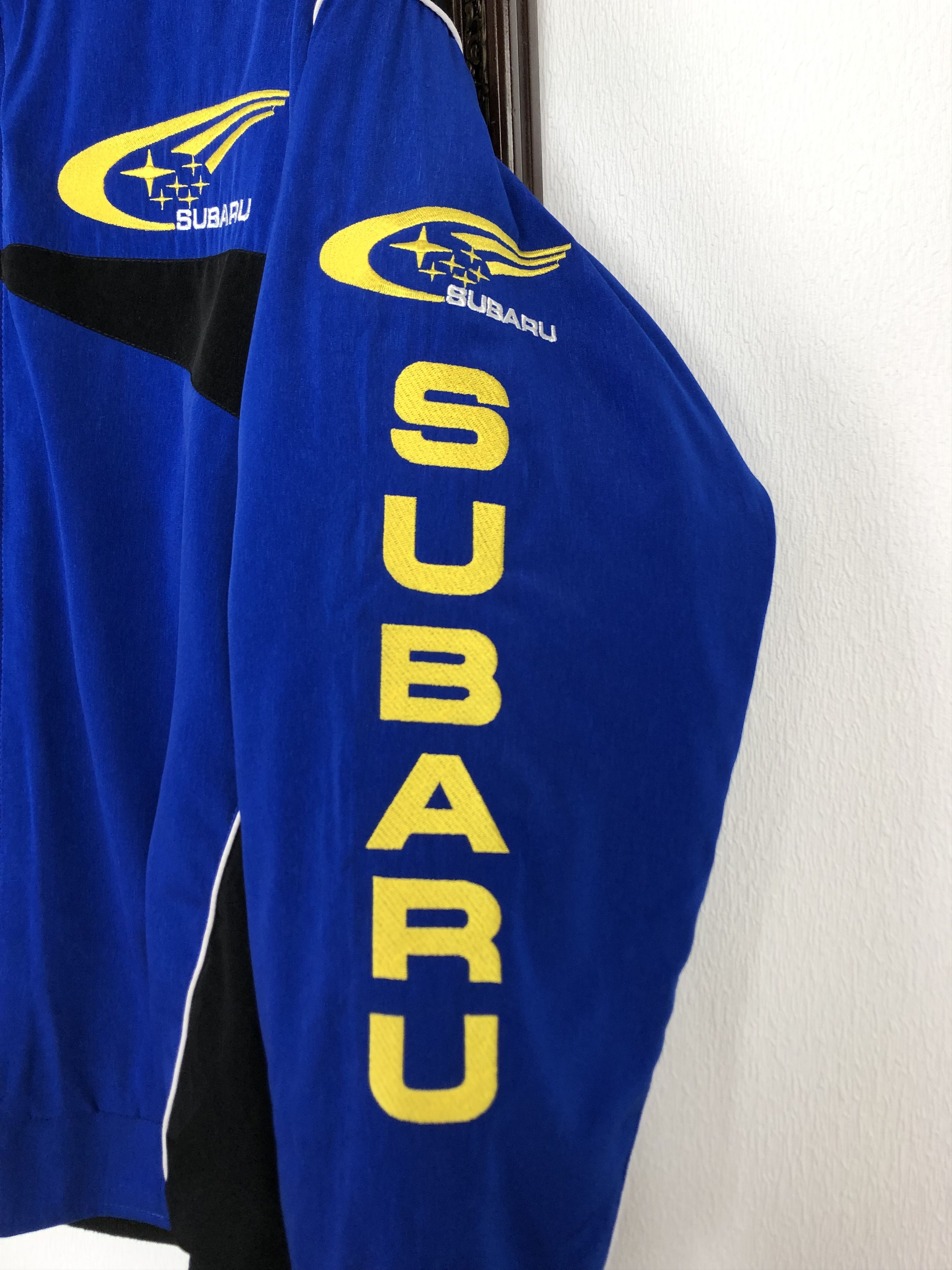 Vintage Vintage Subaru World Rally Team Racing Rare Bomber Jacket Size US L / EU 52-54 / 3 - 8 Thumbnail