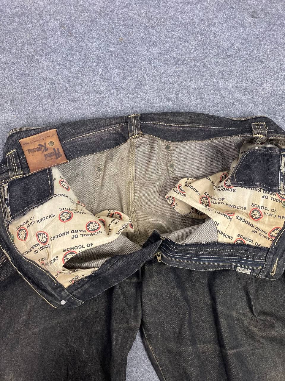 Japanese Brand vintage 90s school of hard knock baggy denim nice design Size US 44 / EU 60 - 17 Thumbnail