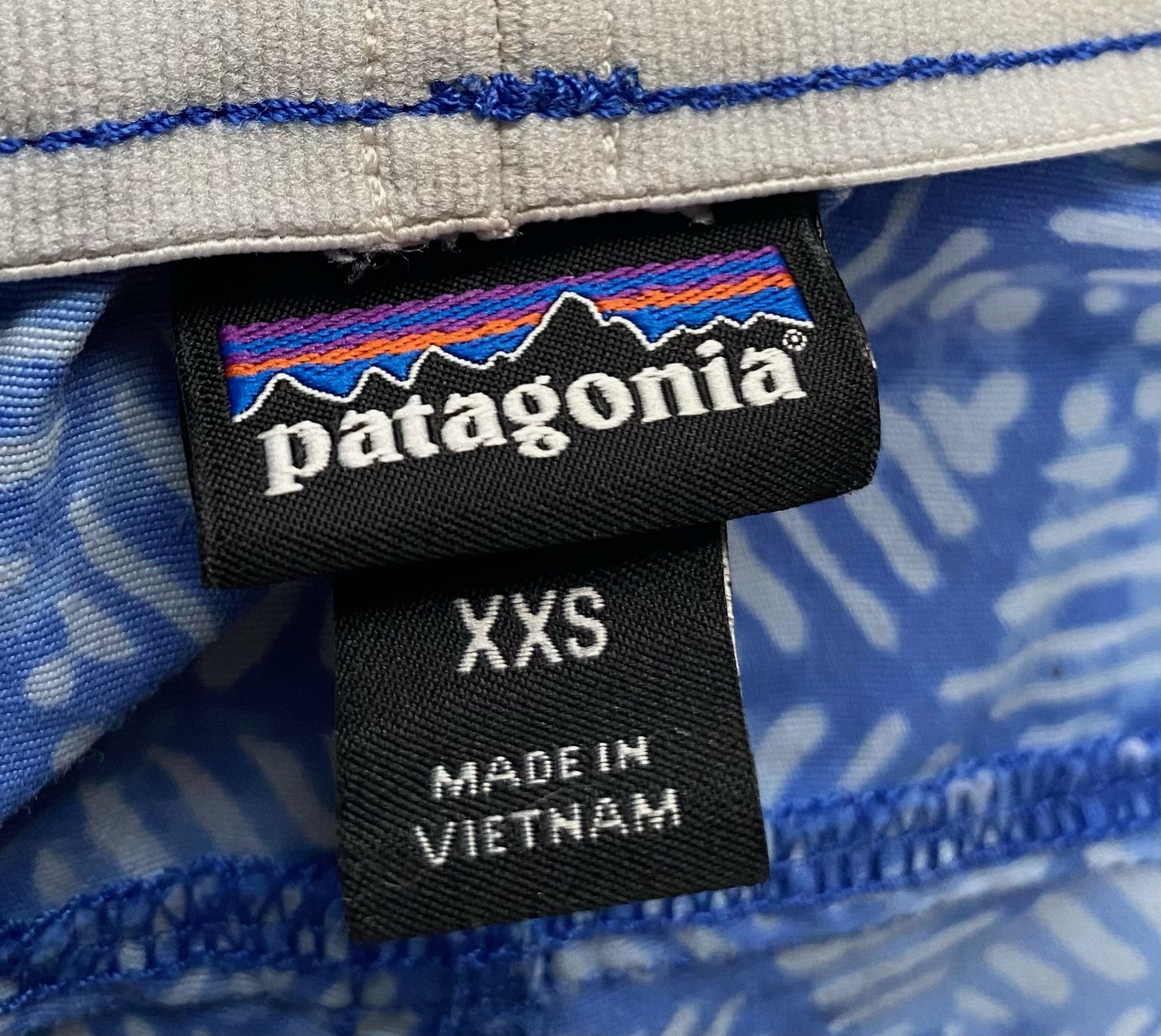 Patagonia Patagonia Baggies Batik Hex Imperial Blue Shorts XXS Size 28" / US 6 / IT 42 - 4 Thumbnail