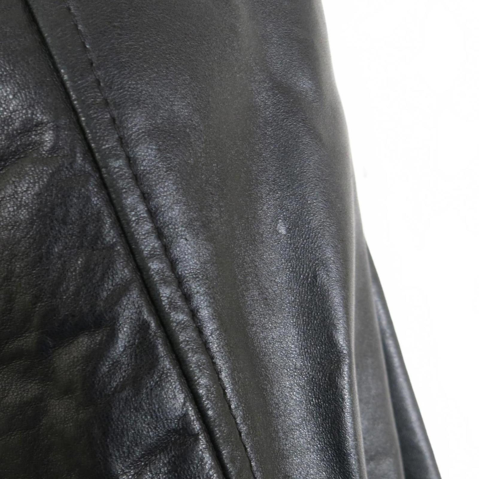 Other Kenneth Cole Reaction Black Leather Jacket Women's Medium Size M / US 6-8 / IT 42-44 - 4 Thumbnail