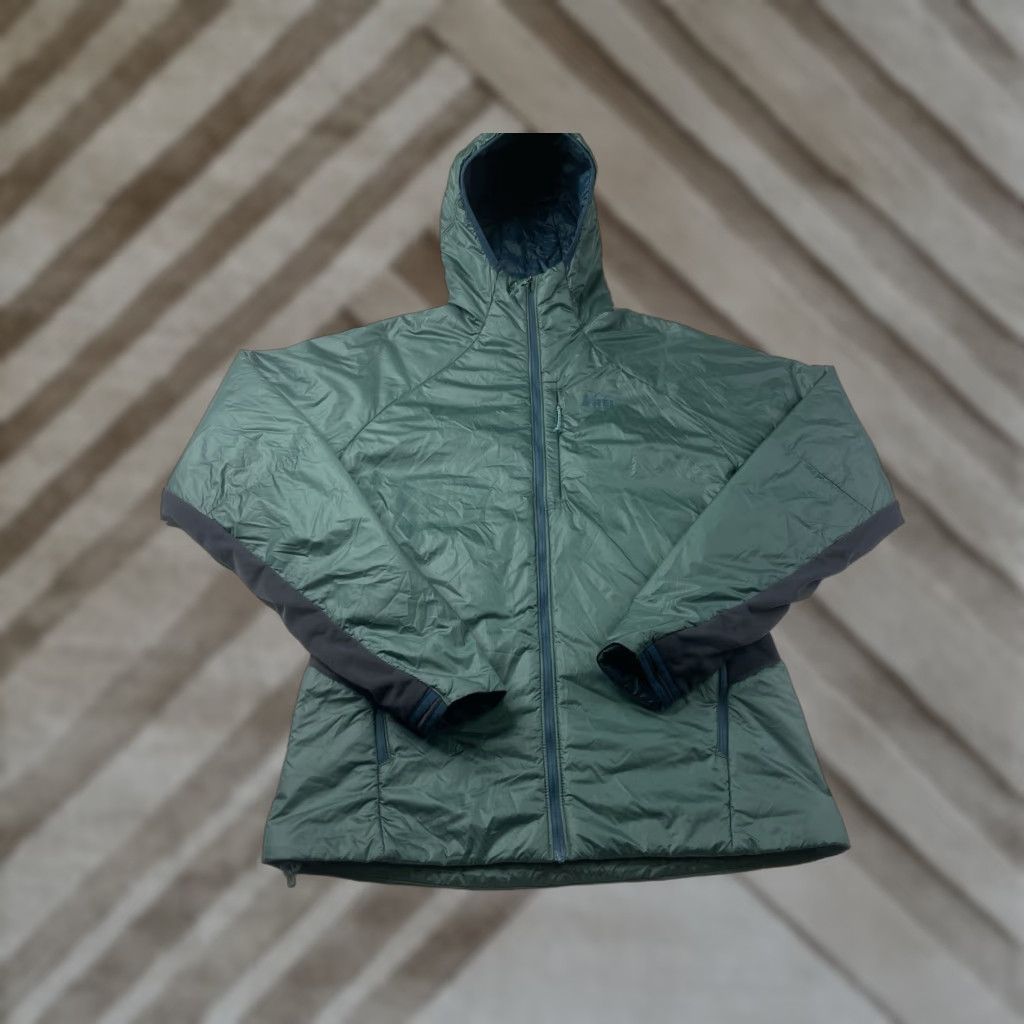 Vintage REI Co-op Flash Insulated Hybrid Jacket Men Small Packable Nylon Green Full Zip Primaloft Lightweight Casual Workwear Travel Size US S / EU 44-46 / 1 - 1 Thumbnail