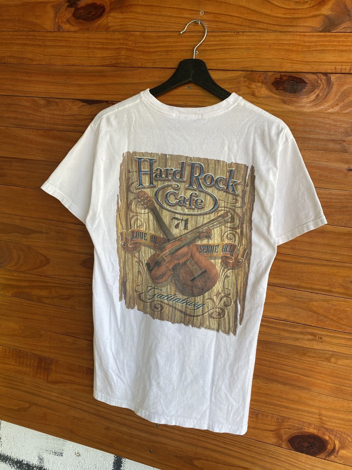 Hard Rock Cafe Vintage Hard Rock Cafe Gatlinburg White T-Shirt Collectible Size US S / EU 44-46 / 1 - 4 Thumbnail
