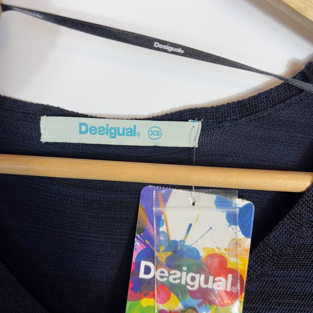 Desigual Desigual New Dress Women’s Size XS Blue Long Sleeve Size XS / US 0-2 / IT 36-38 - 4 Thumbnail