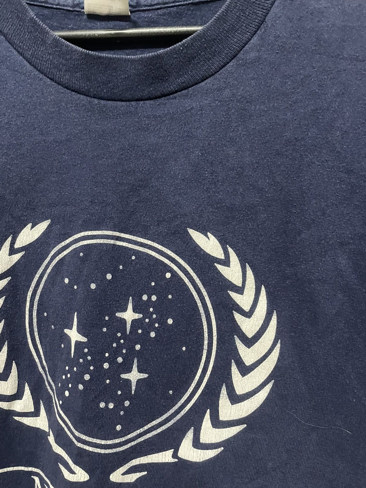 Sci-Fi Fantasy Vintage 1993 Star Trek United Federation of Planets Tee 90s Size US L / EU 52-54 / 3 - 6 Thumbnail