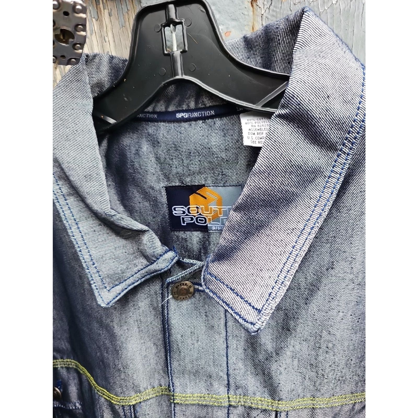 Southpole VINTAGE Southpole Heavy Denim Jacket XL Reflective Hip Hop 90s Denim Men Size US XL / EU 56 / 4 - 3 Thumbnail