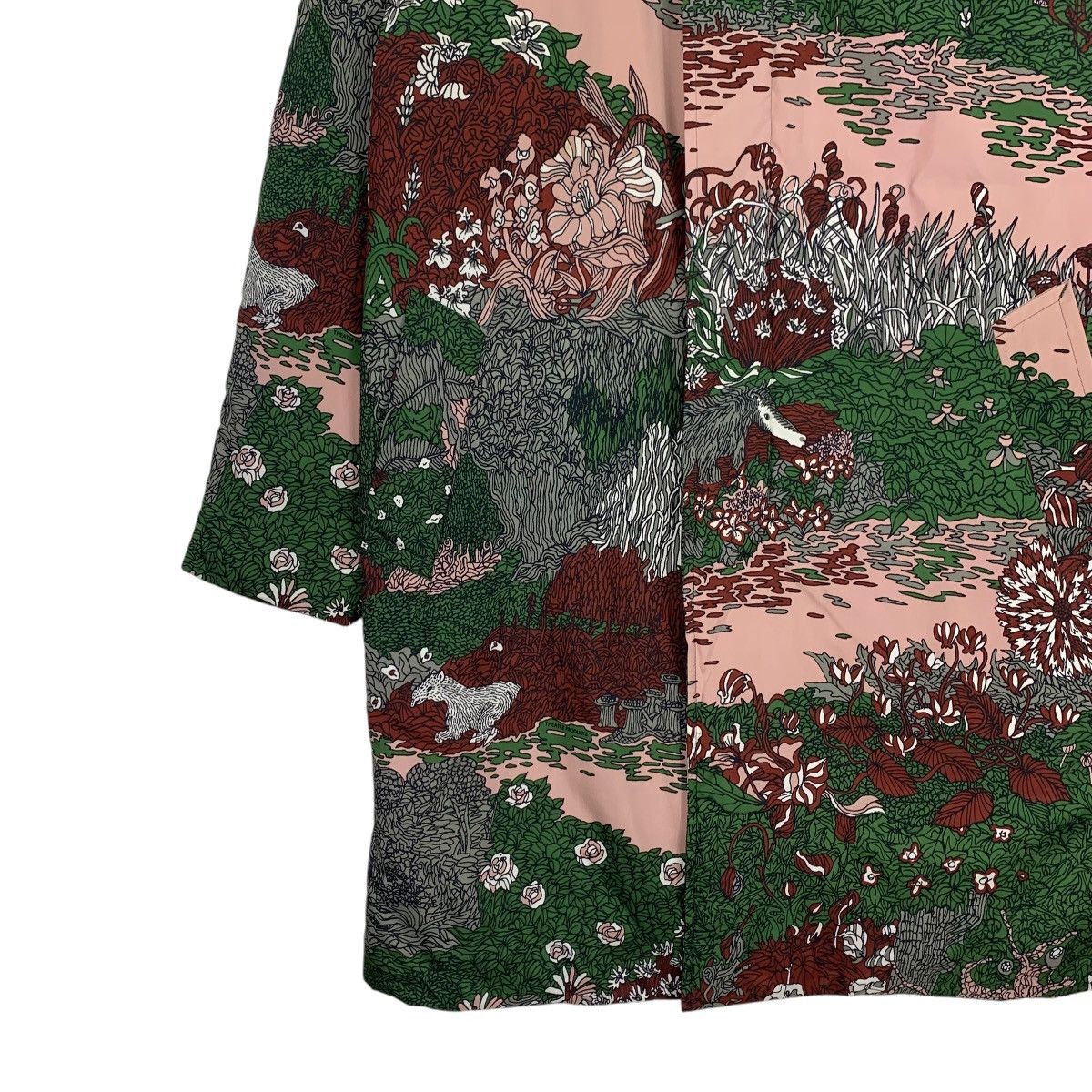 Japanese Brand THEATRE Motif Design Fullprint Overcoat Jacket #2032-C88 Size US M / EU 48-50 / 2 - 3 Thumbnail