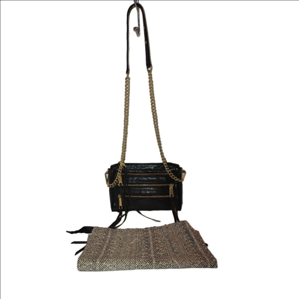 Rebecca Minkoff Rebecca Minkoff Leather Moto 3-Zip Crossbody Convertible Bag Size ONE SIZE - 1 Thumbnail