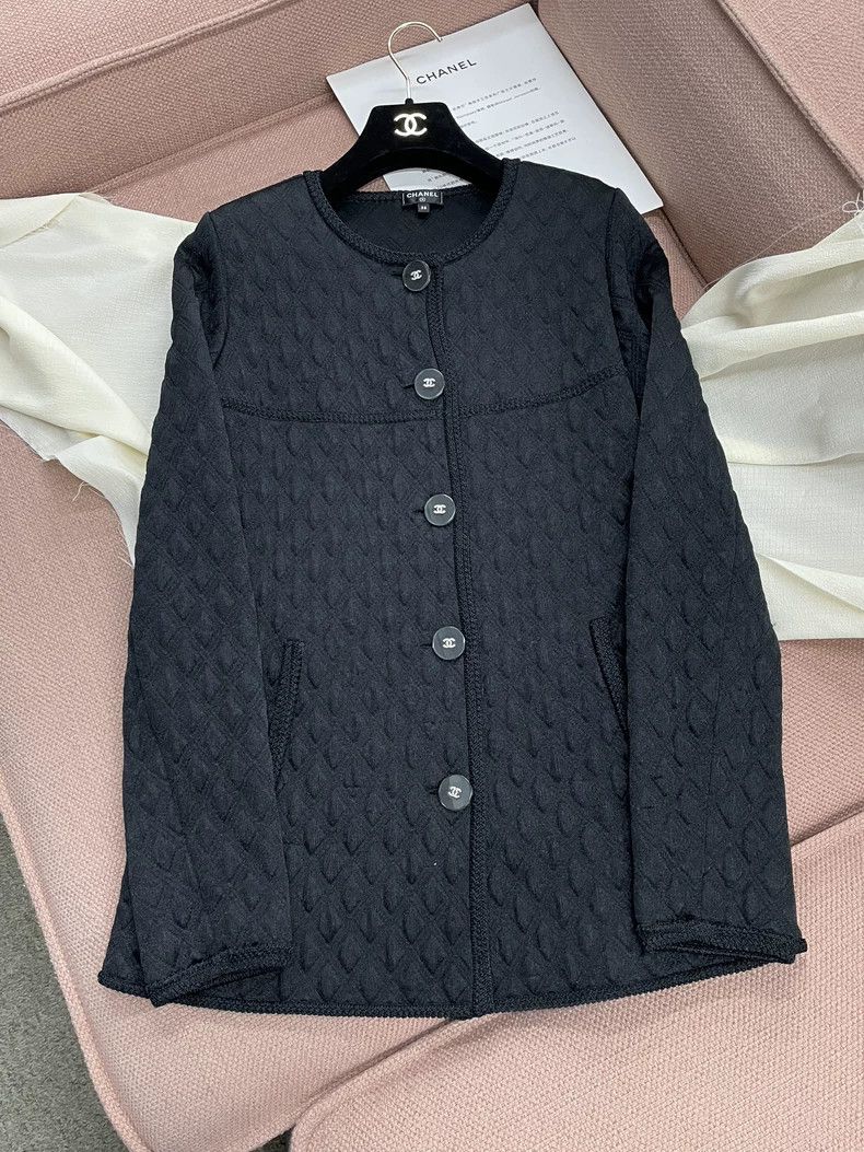 Chanel Chanel Metiers d'Art Black Quilted Coat - dmc Size US M / EU 48-50 / 2 - 1 Thumbnail