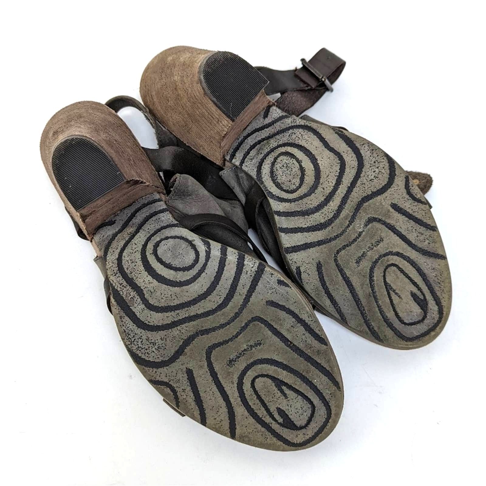 Designer OTBT Delhi Slingback Leather Pump Sandals- 8 Size US 8 / IT 38 - 8 Thumbnail