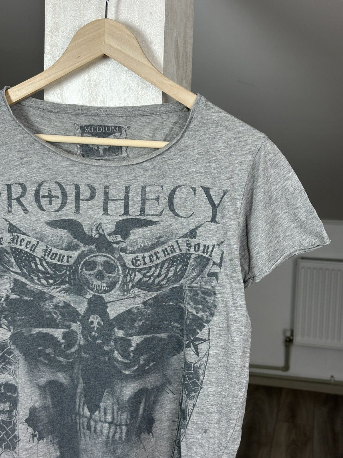 Vintage Prophecy Crazy Y2K Skull style Affliction Tee Size US M / EU 48-50 / 2 - 5 Thumbnail