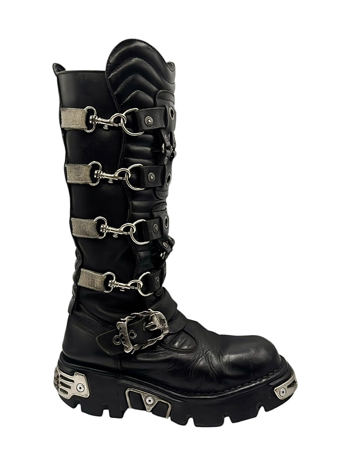 New Rock Vintage New Rock knee high reactor boots Size 41 Size US 11 / IT 41 - 6 Thumbnail