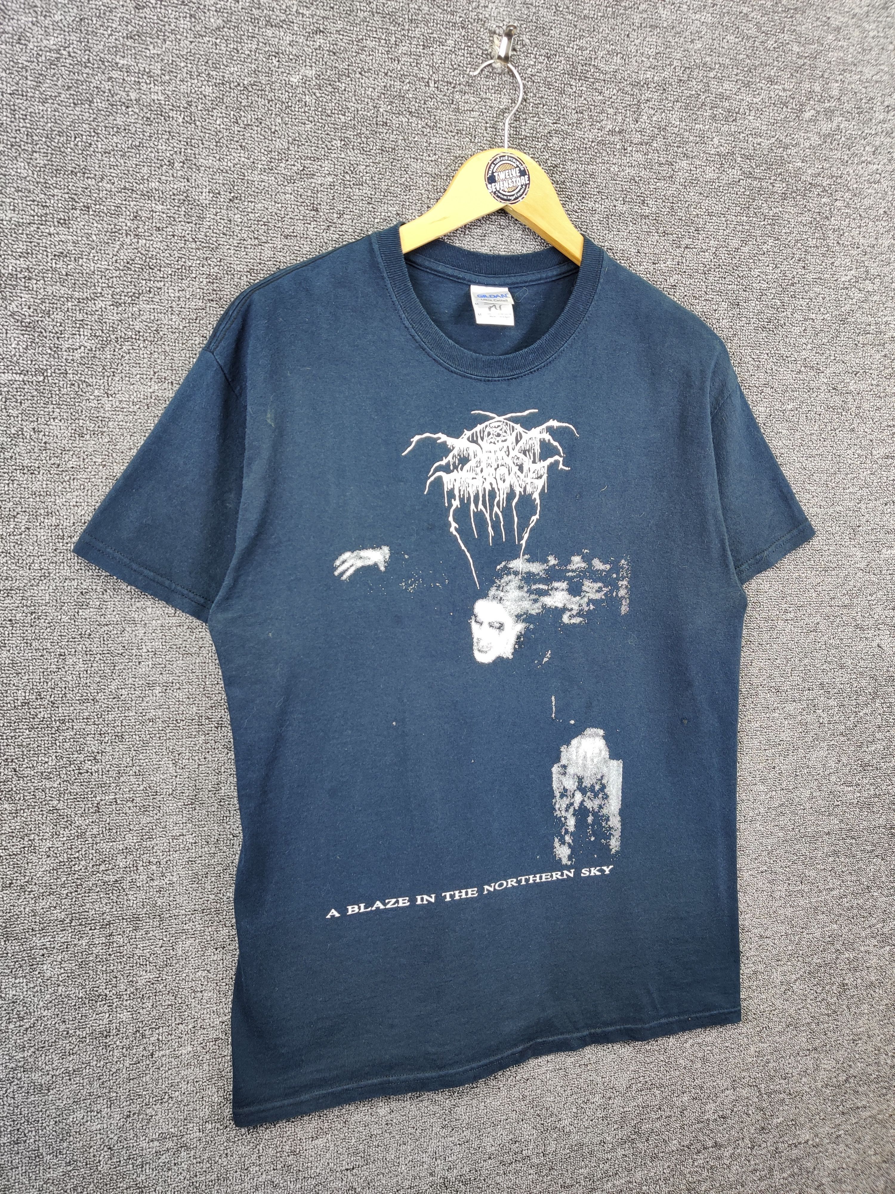 Band Tees Vintage Darkthrone Blaze In The Northern Sky Black Metal Tee Size US M / EU 48-50 / 2 - 5 Thumbnail