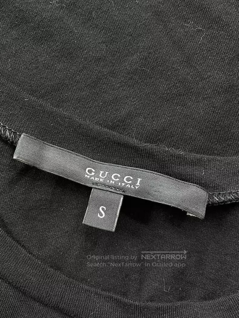 Gucci Gucci Black Cutout Sequin Short Sleeve Top . Size US S / EU 44-46 / 1 - 4 Thumbnail