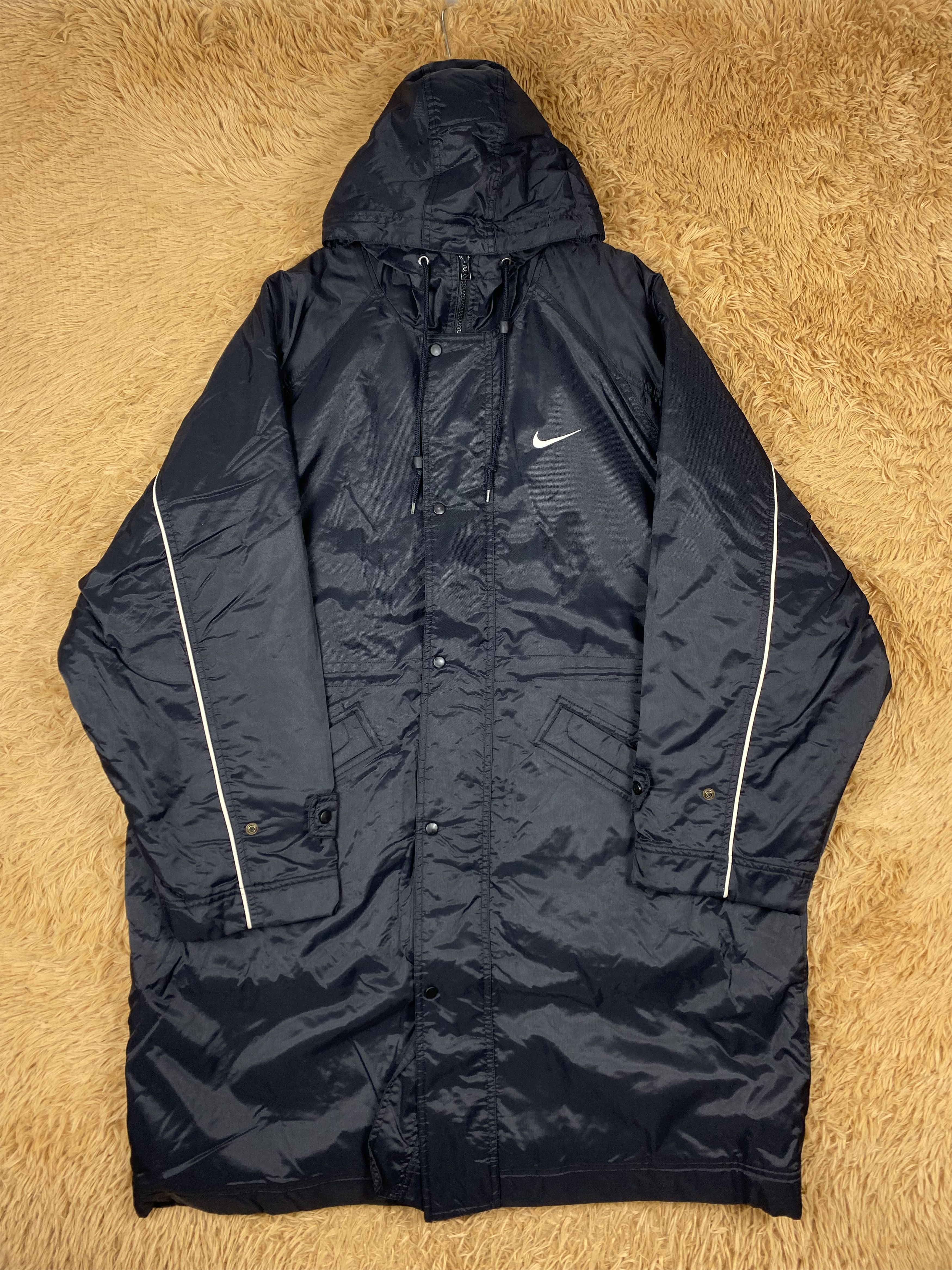 Nike Vintage Nike Fleece Lining Long Jacket DJ0974 Size US L / EU 52-54 / 3 - 4 Thumbnail
