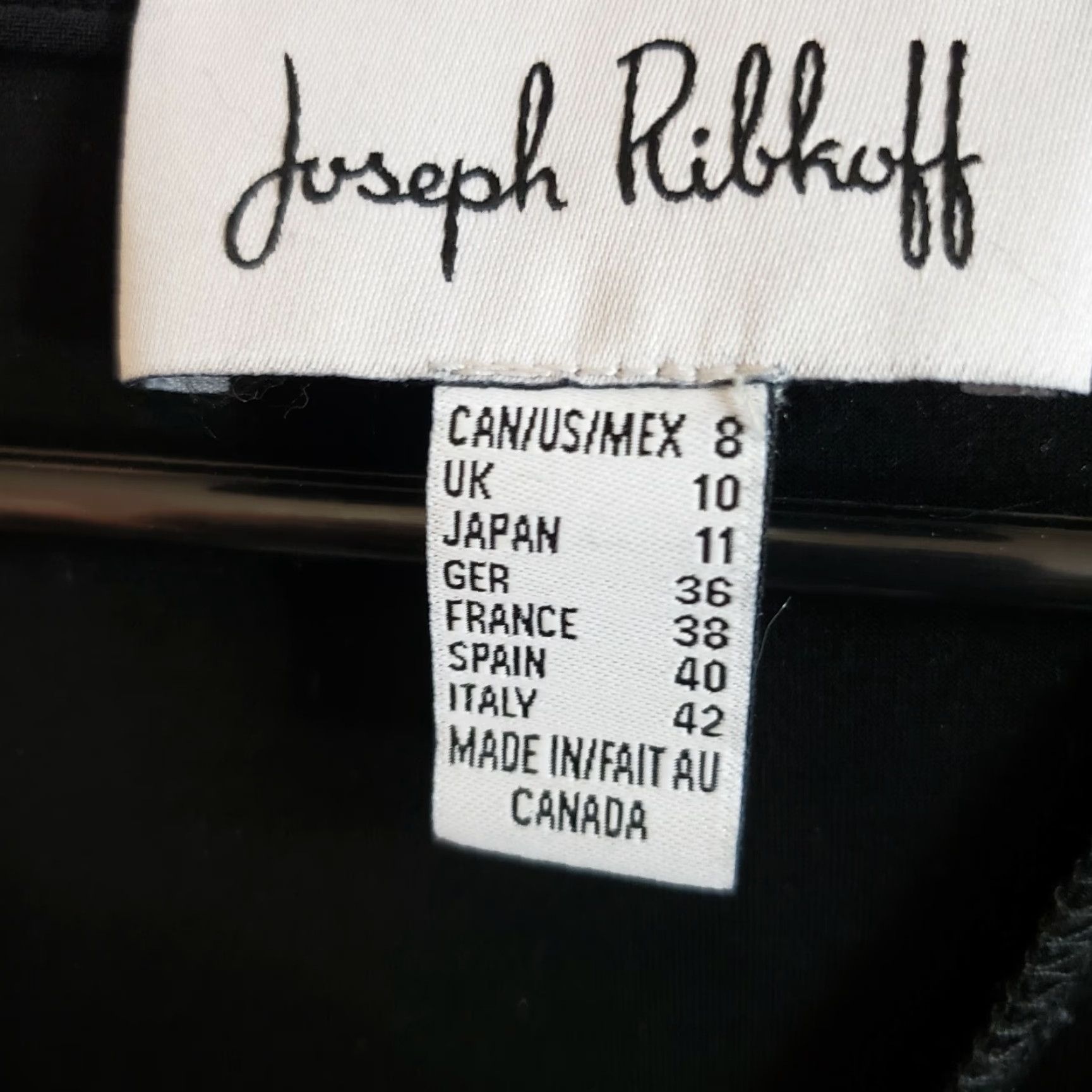 Joseph Ribkoff Joseph Ribkoff Dress Womens Long Sleeve Size 8 Black Metallic Panels Shift Polyester Blend 35" 23" 26.5" Pullover Round Neck Womens Size M / US 6-8 / IT 42-44 - 5 Thumbnail