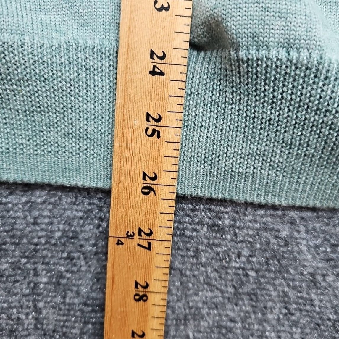 Orvis ORVIS Sweater Vest Men XL Mint Green Merino Wool 1/4 Zip Business Casual Knit Vest Size US XL / EU 56 / 4 - 5 Thumbnail